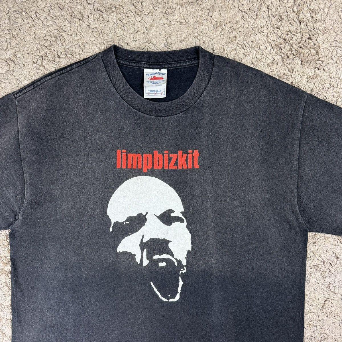 Band Tees Vintage Limp Bizkit Fred Durst Screaming Face T-shirt Size US L / EU 52-54 / 3 - 5 Thumbnail
