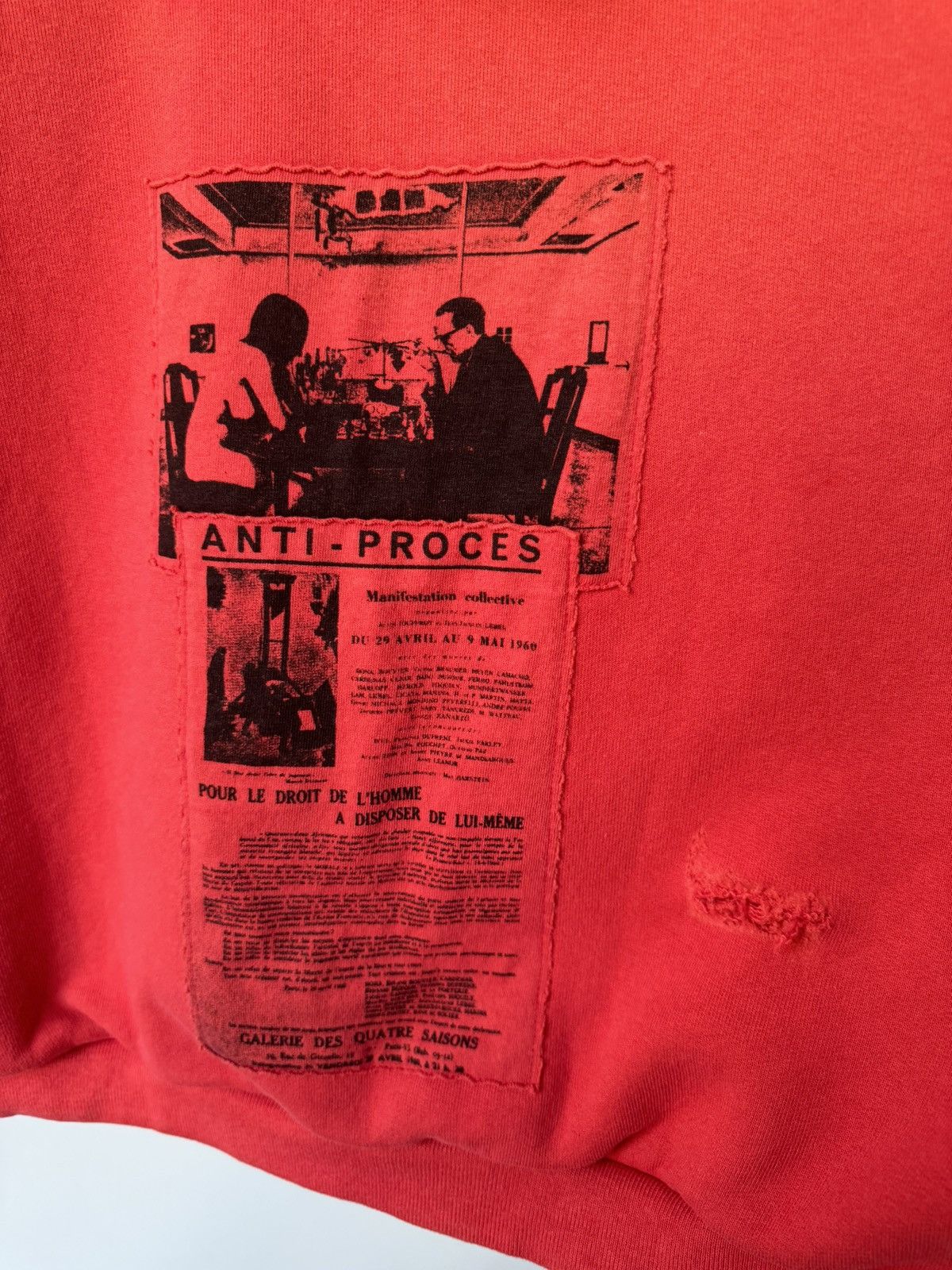 Enfants Riches Deprimes ENFANTS RICHES DEPRIMES ANTI-PROCESS THERMAL LINE HOODIE RED Size US L / EU 52-54 / 3 - 16 Thumbnail