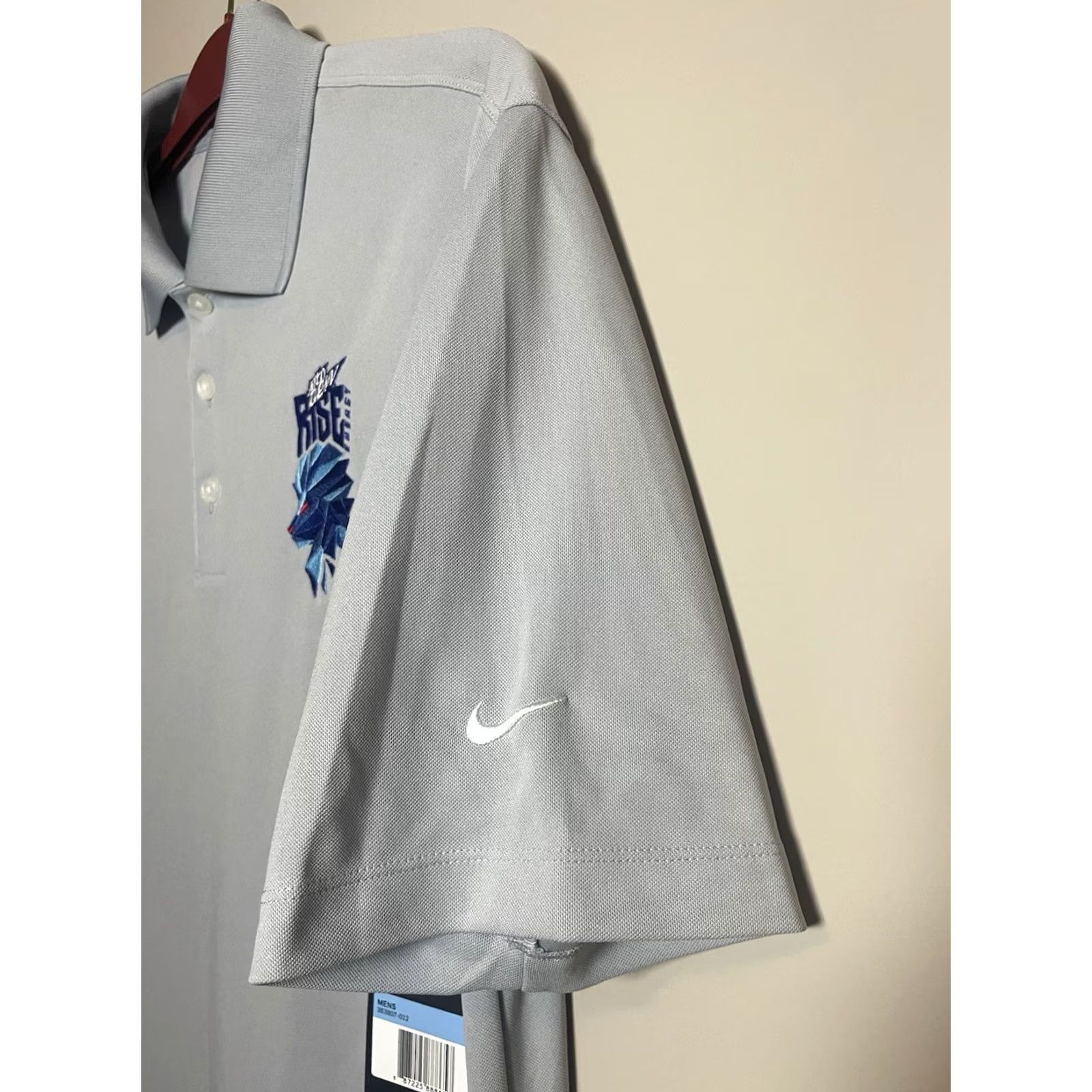 Nike Nike Dri-FIT Micro Pique Polo Mens M Gray NWT Logo Sports Golf Shirt Size US M / EU 48-50 / 2 - 8 Thumbnail