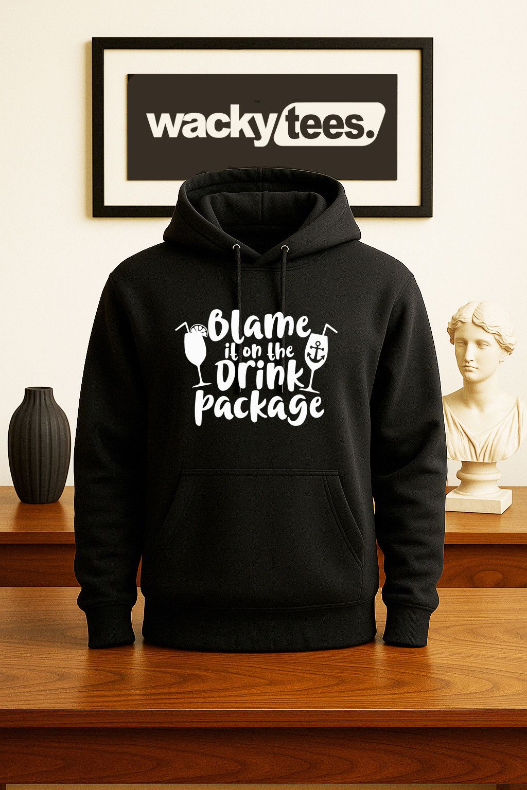 Other Blame It On The Drink Package Cruise Graphic Tee Shirt Size US L / EU 52-54 / 3 - 6 Thumbnail