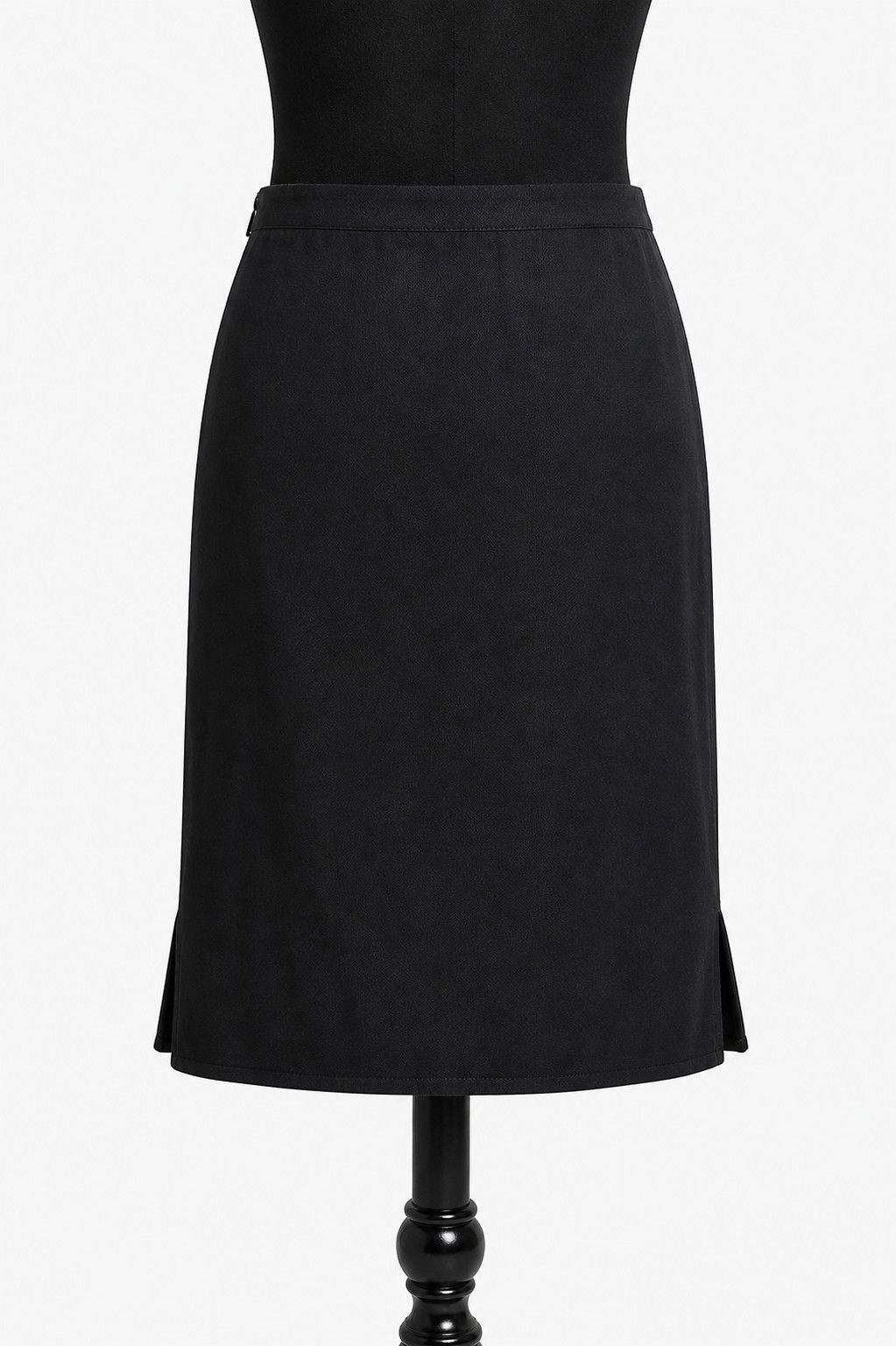 Sonia Rykiel Vintage Sonia Rykiel Black Midi Skirt Size M 90s Size 28" / US 6 / IT 42 - 2 Thumbnail