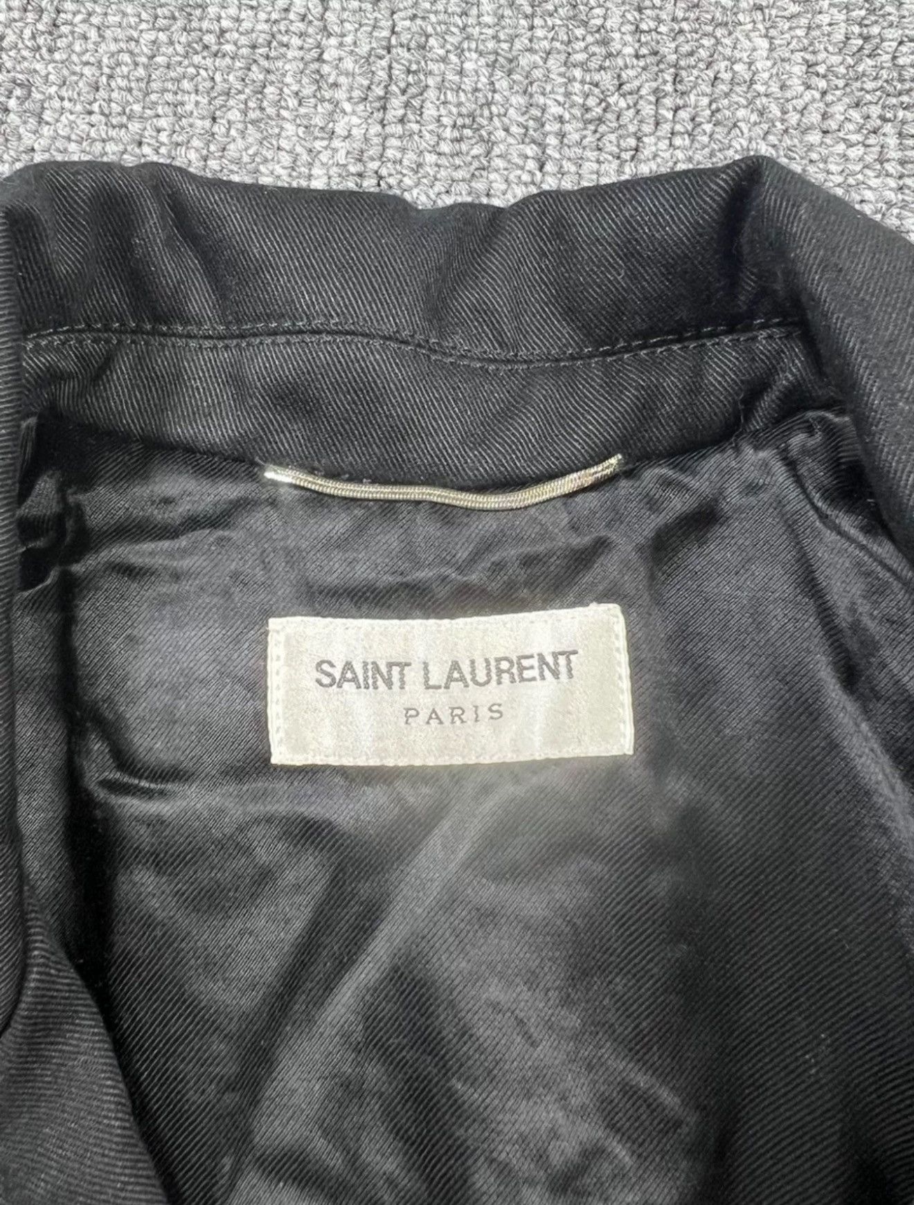 Saint Laurent Paris Saint Laurent SLP 19SS Sword Collar Bomber Jacket Size US S / EU 44-46 / 1 - 5 Thumbnail