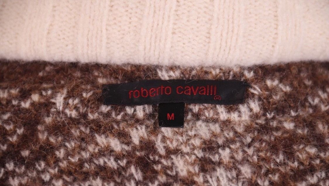 Roberto Cavalli Roberto Cavalli AW2003 Cow Print Fur Wool Cardigan Jacket Size US M / EU 48-50 / 2 - 6 Thumbnail