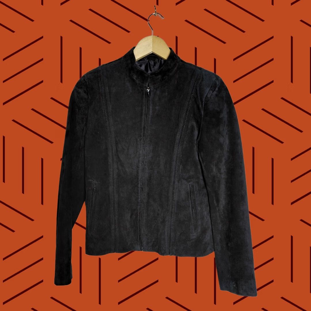 Joseph Joseph Gabriny Women Jacket Black Leather Size M Moto Jacket Casual Business Size M / US 6-8 / IT 42-44 - 1 Thumbnail