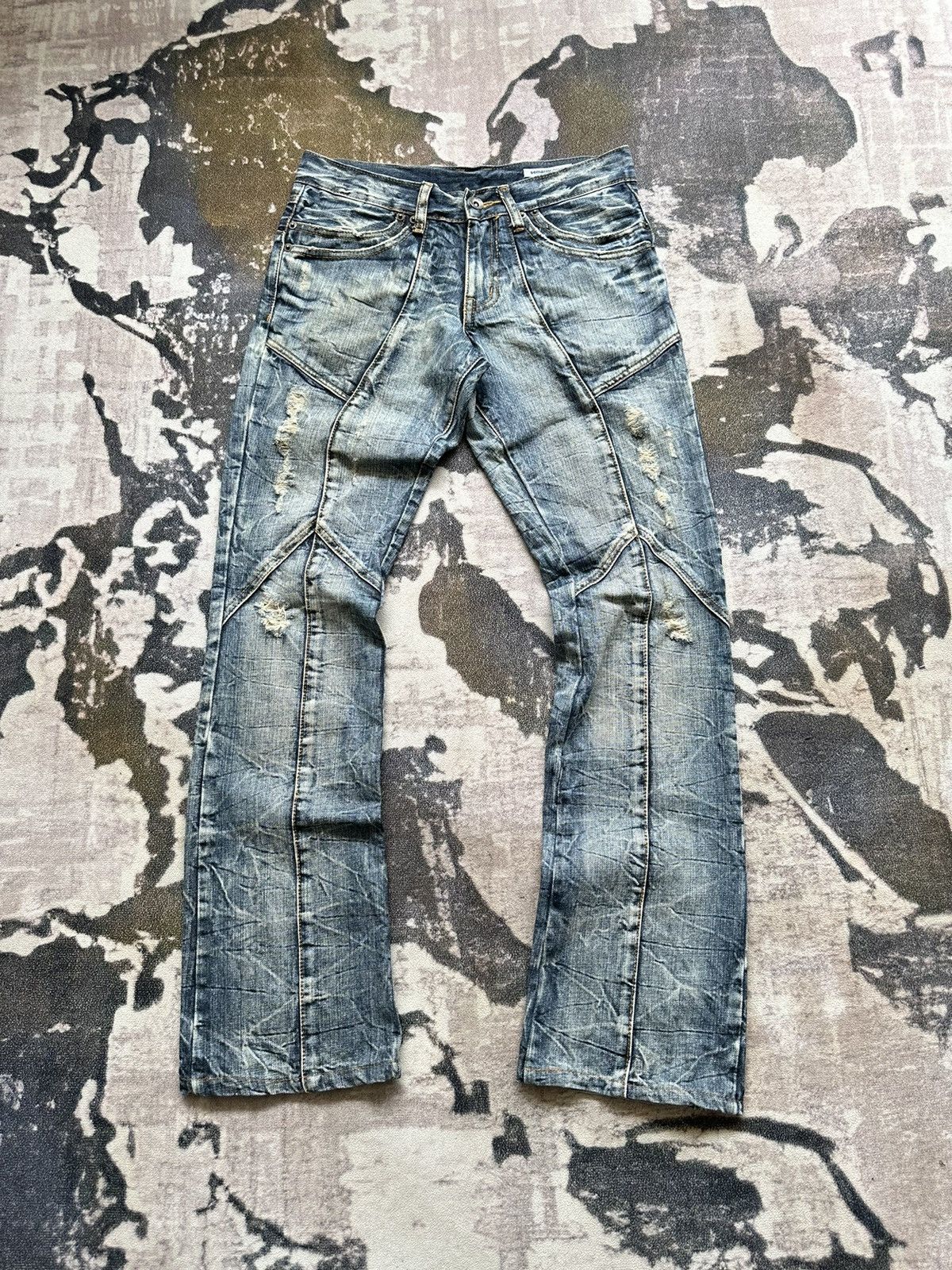 semanticdesign Early 00’s Semanticdesign mudmax paneled jeans Size US 30 / EU 46 - 1 Thumbnail