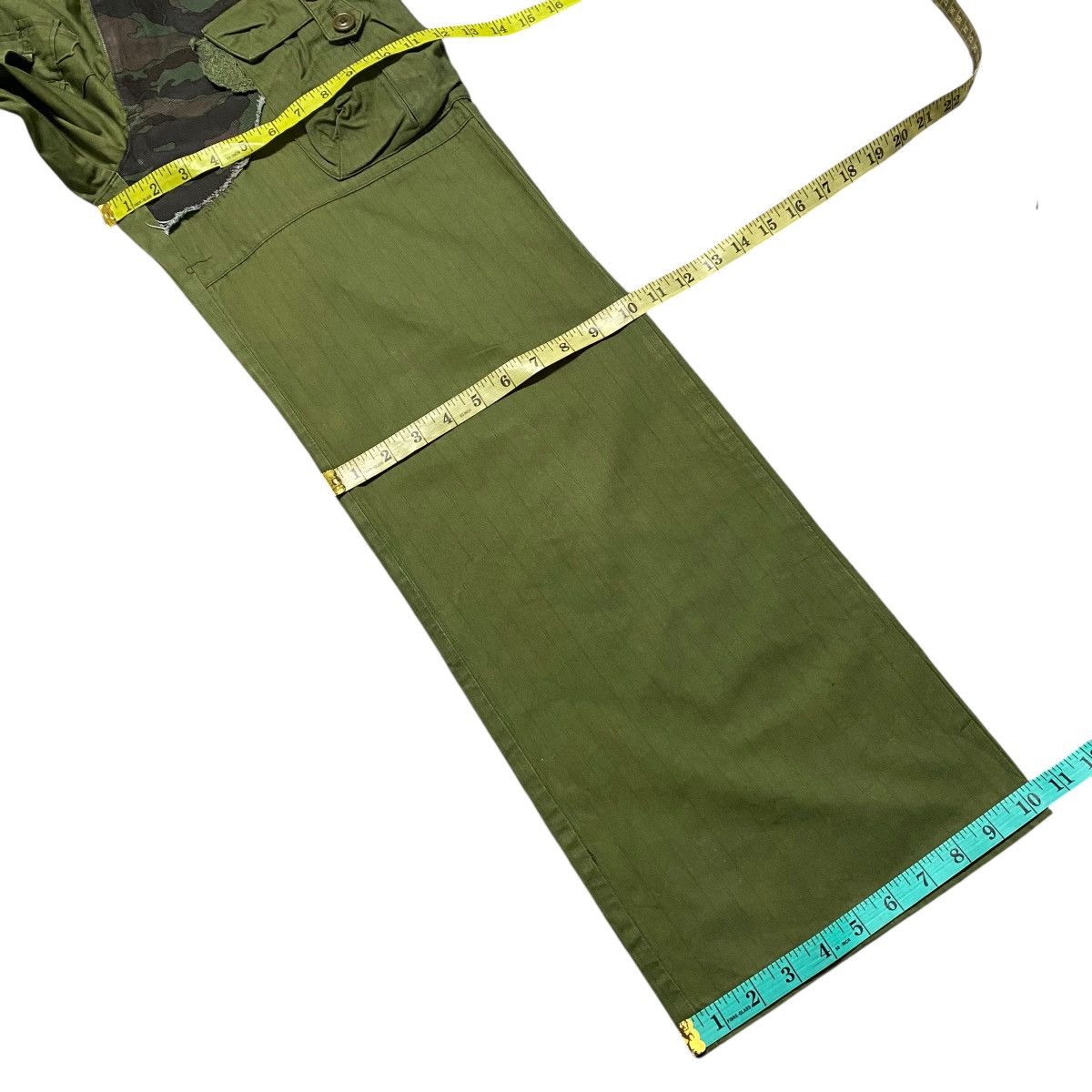 Issey Miyake Vintage Sunaokuwahara Military Patchwork Combat Pants Size 30" / US 8 / IT 44 - 18 Thumbnail