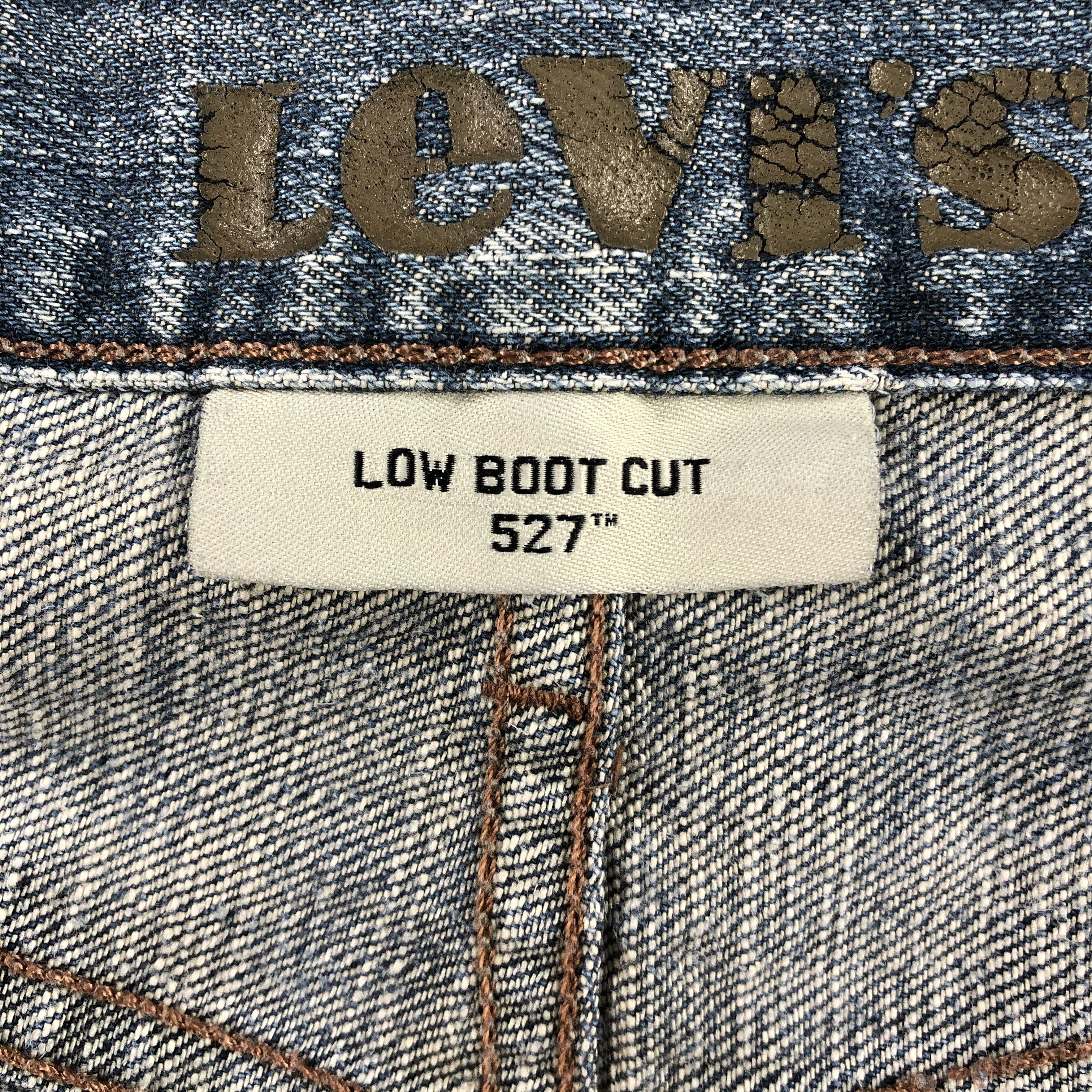 Levi's Vintage Blue Wash Levis 527 Flare Jeans-J1590 Size US 33 - 14 Thumbnail