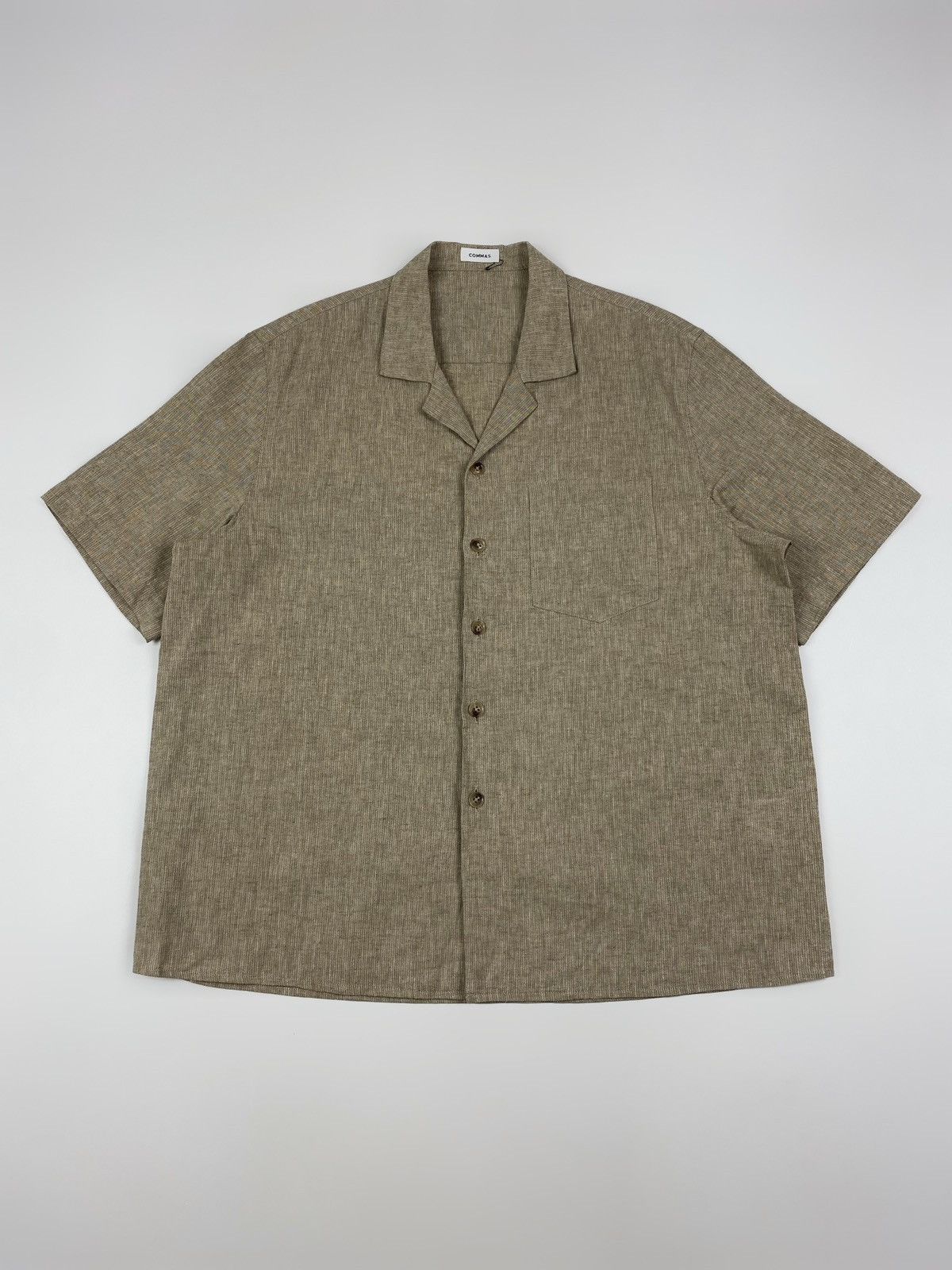 Other Commas Australia Camp Collar Cotton Short Sleeve Boxy Shirt Size US XL / EU 56 / 4 - 1 Thumbnail