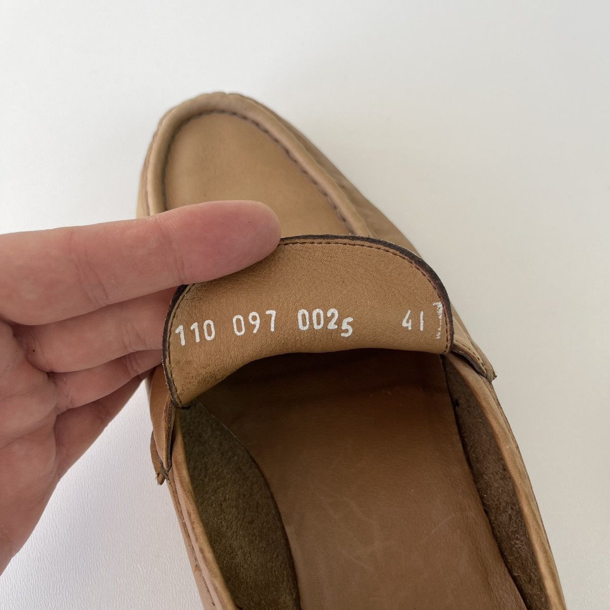 Gucci Gucci Leather Loafers Logo Vintage 80’s-90’s Shoes Beige Size US 7.5 / EU 40-41 - 11 Thumbnail