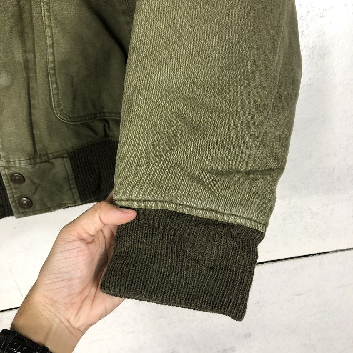 Japanese Brand 🔥VINTAGE BIKER BOMBER JACKET BIG POCKETS SPOKEMAN Size US M / EU 48-50 / 2 - 17 Thumbnail