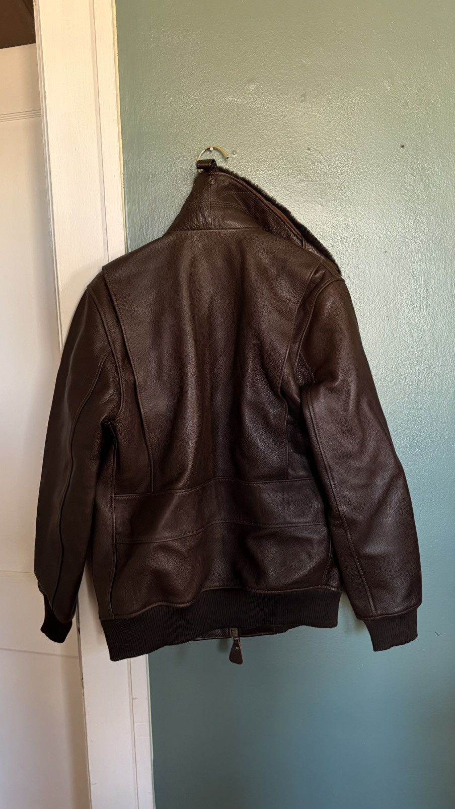 Other Satchel & Page Shearling Leather Jacket Size US M / EU 48-50 / 2 - 6 Thumbnail