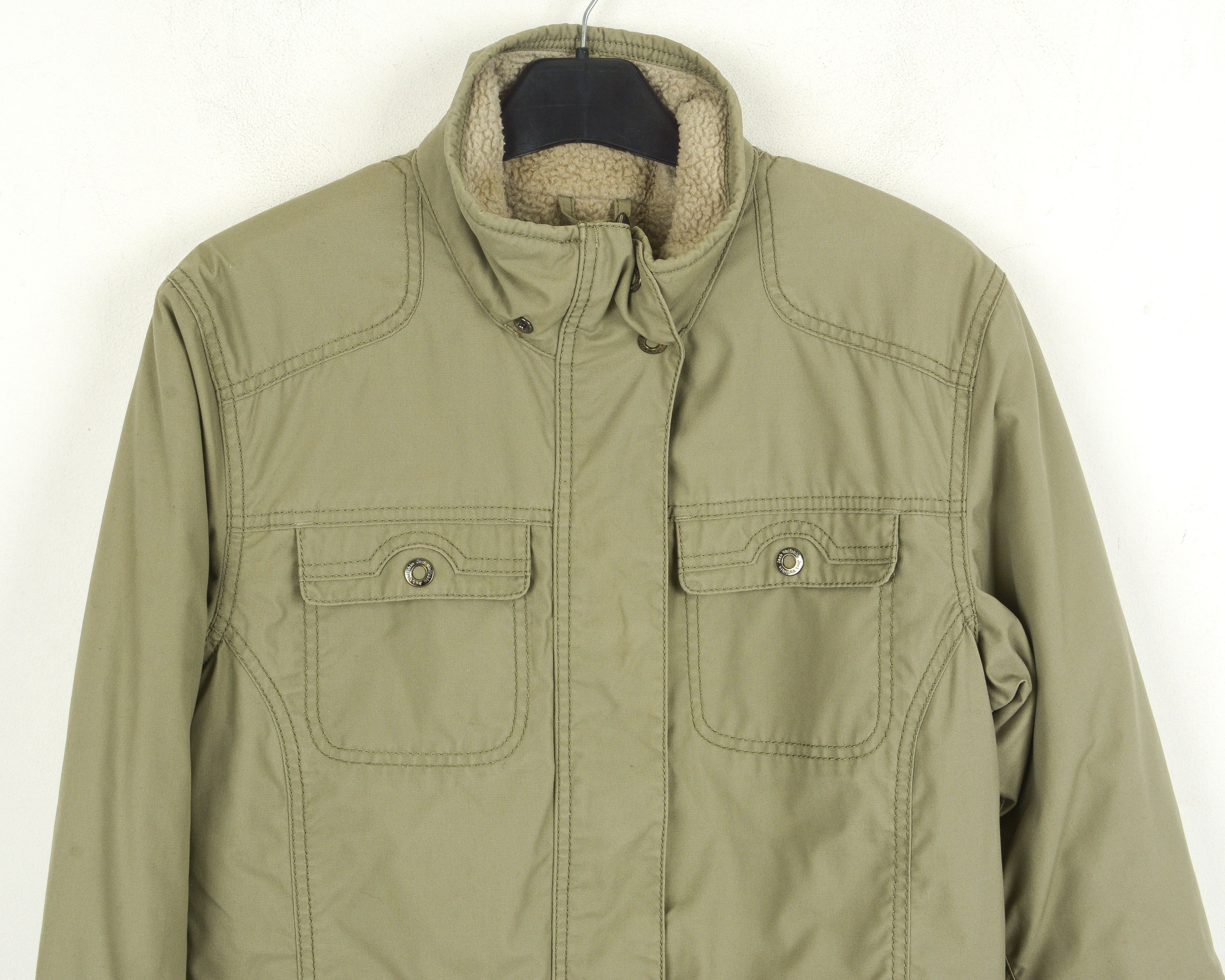 Jack Wolfskin Urban Mano Tex Women M Jacket Over Coat Fleece Sherpa Lining Size M / US 6-8 / IT 42-44 - 2 Thumbnail