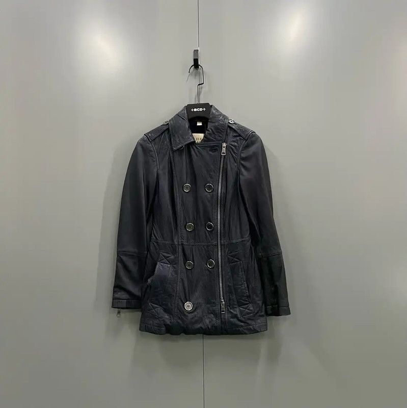 Burberry Burberry Black Cotton Long Coat for Women Size ONE SIZE - 1 Thumbnail