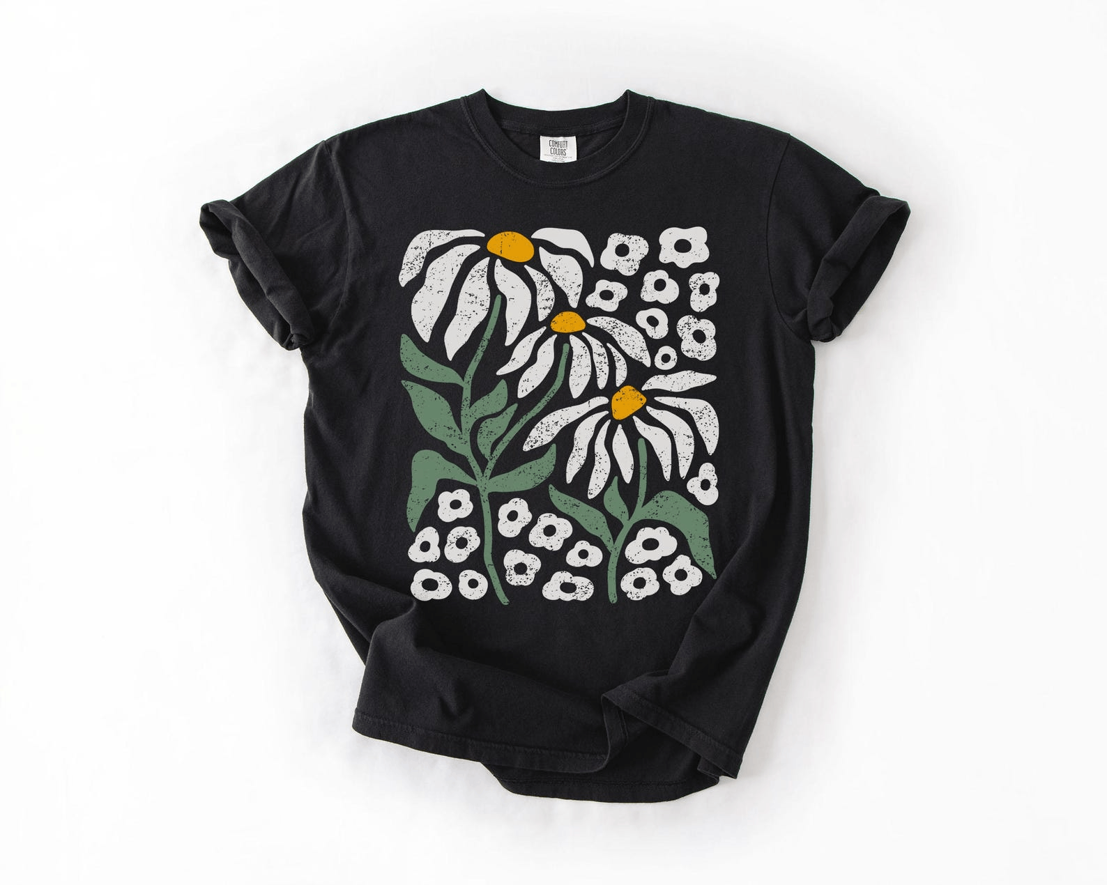 Other Floral Shirt | Boho Daisy Flower Tee Size S / US 4 / IT 40 - 2 Thumbnail