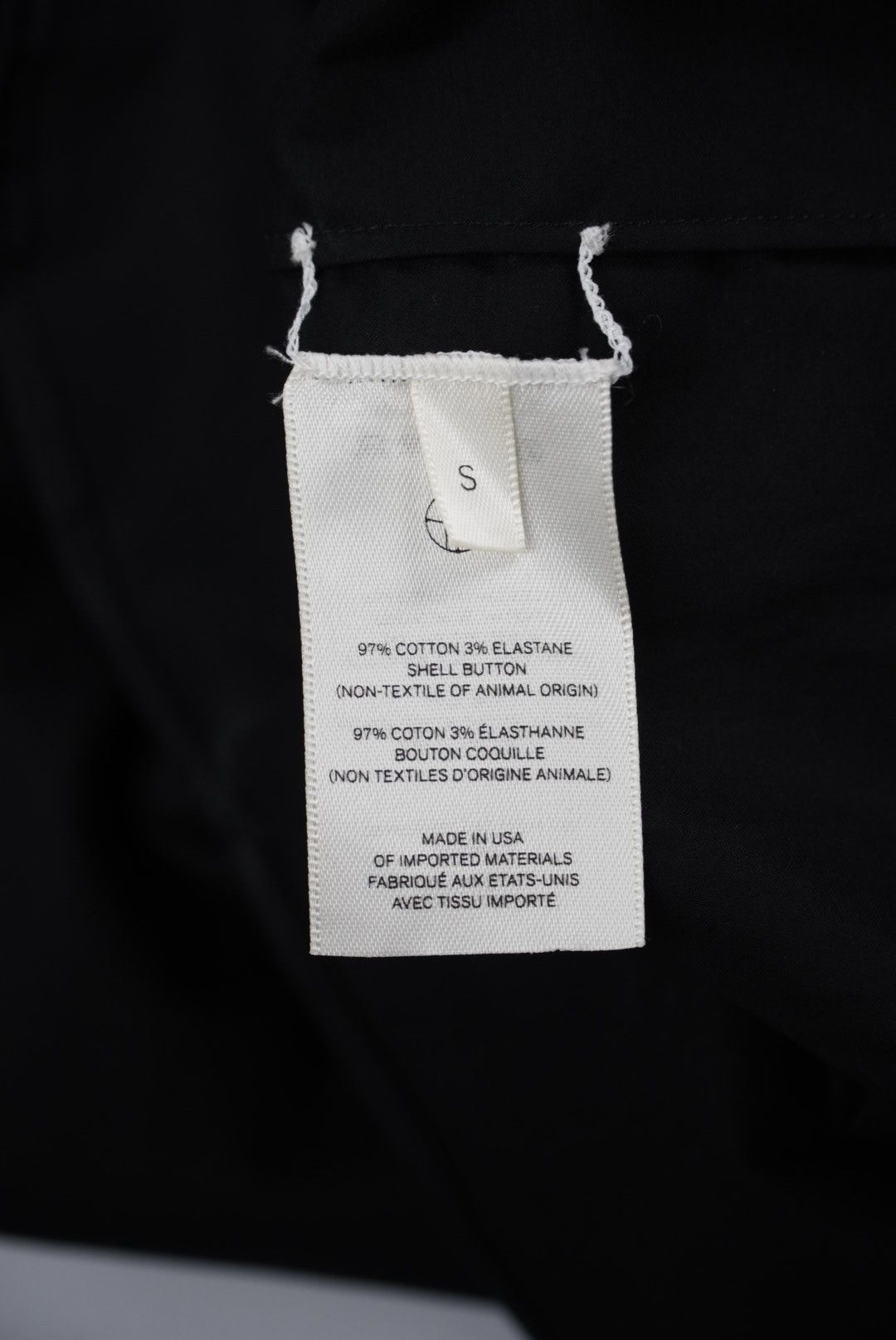 The Row The Row Collarless Black Short Sleeve Polo Size US S / EU 44-46 / 1 - 8 Thumbnail