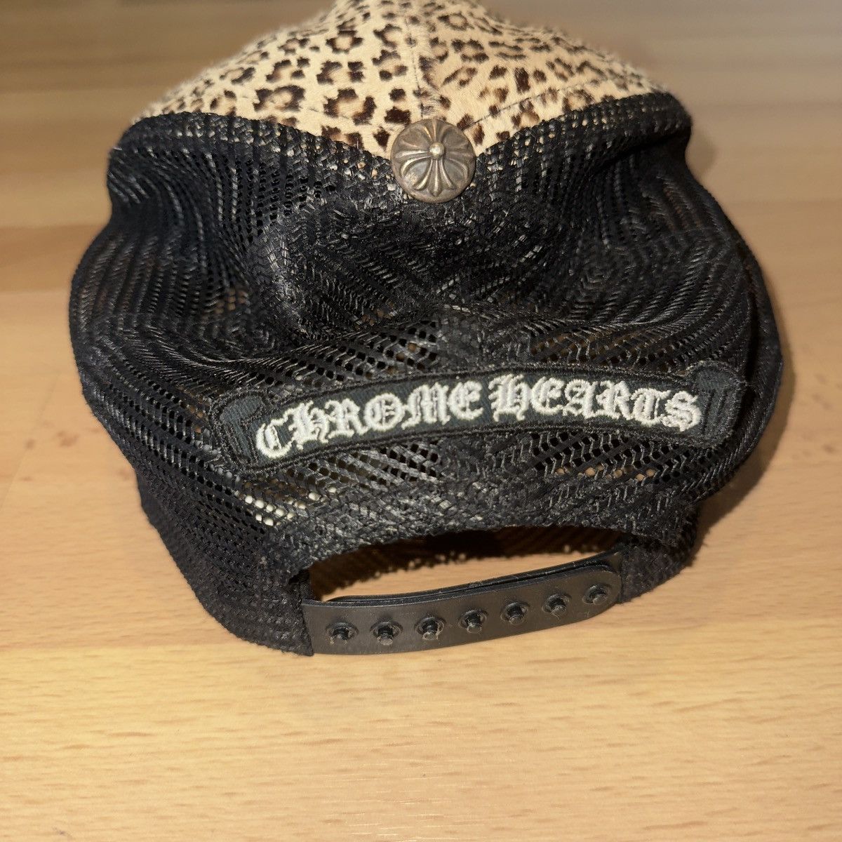 Chrome Hearts Chrome Hearts Leopard Print Hat w/ Leather Cross Patches Size ONE SIZE - 7 Thumbnail
