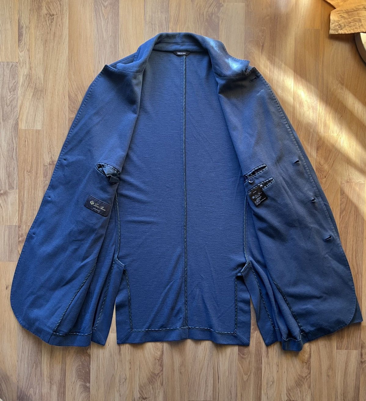 Loro Piana Giacca Sweater Loro Piana Blue Navy size XXL Size 54R - 5 Thumbnail