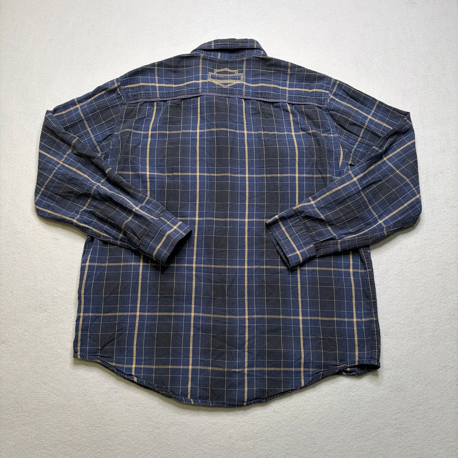 Harley Davidson Harley-Davidson Plaid Button Up Shirt Men’s Medium Vintage Size US M / EU 48-50 / 2 - 7 Thumbnail