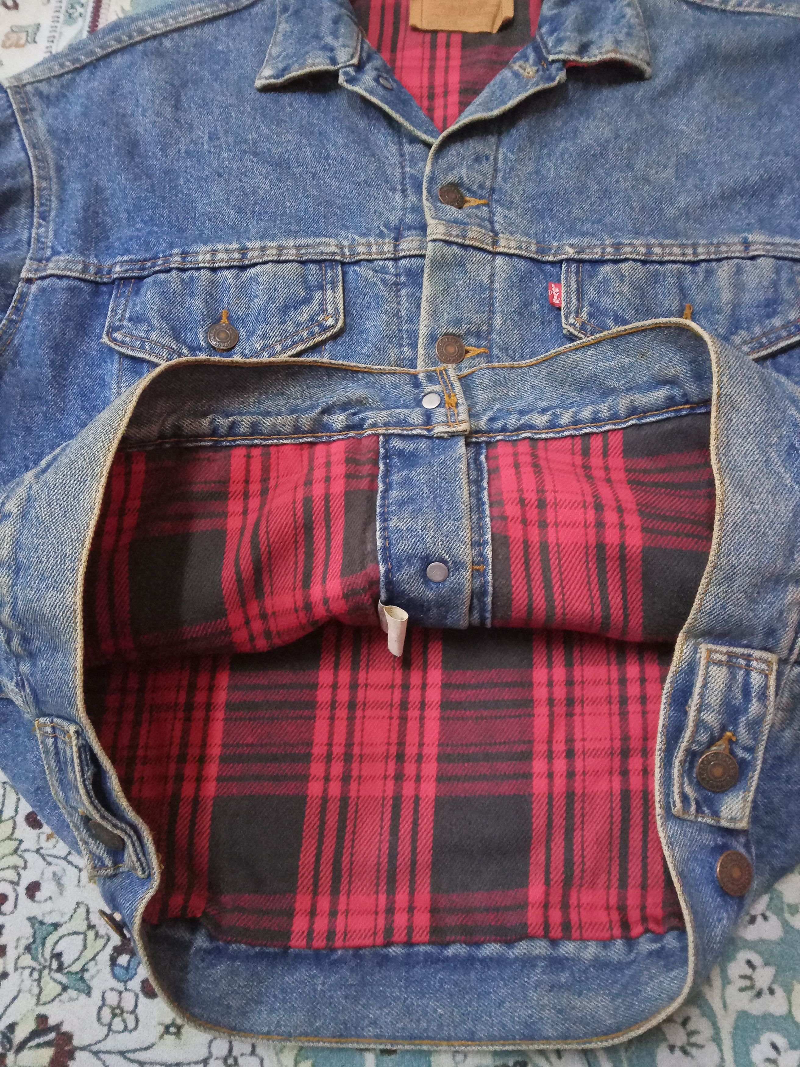 Levi's Levi's Denim With Lined Vintage Jacket Size US L / EU 52-54 / 3 - 12 Thumbnail