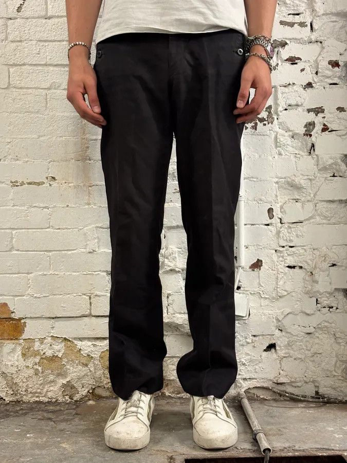 Gucci 2010s Gucci Black Minimalist Pants Size US 32 / EU 48 - 1 Thumbnail