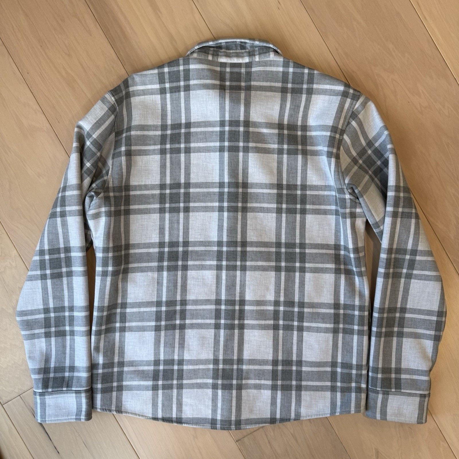 Vuori Vuori Range Shirt Jacket L Gray Snap Plaid Button Flannel Size US L / EU 52-54 / 3 - 8 Thumbnail