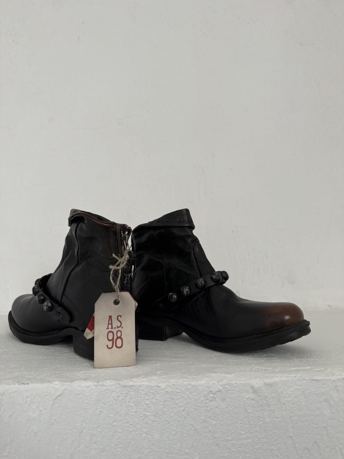 A.S.98 New A.S98 Western Boots Guidi Style Size US 6 / EU 39 - 8 Thumbnail