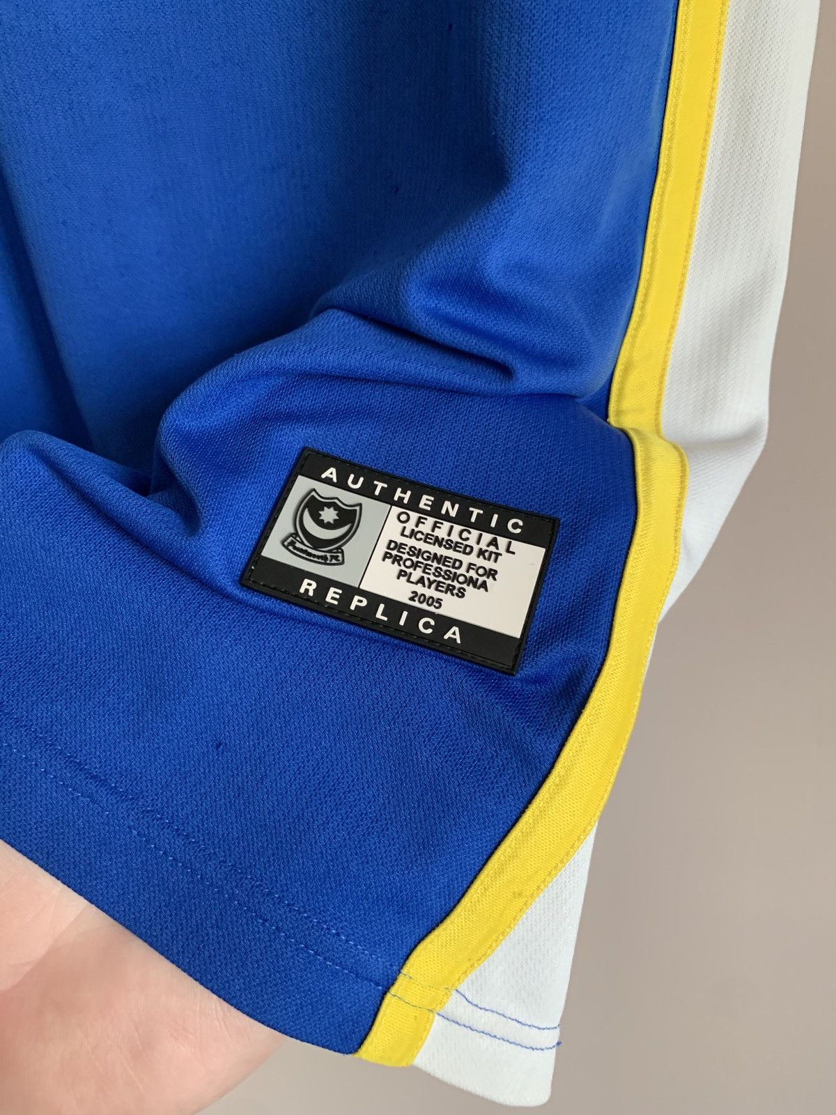 Vintage Portsmouth Home Football Shirt Jako Vintage Soccer Retro XL Size US XL / EU 56 / 4 - 13 Thumbnail