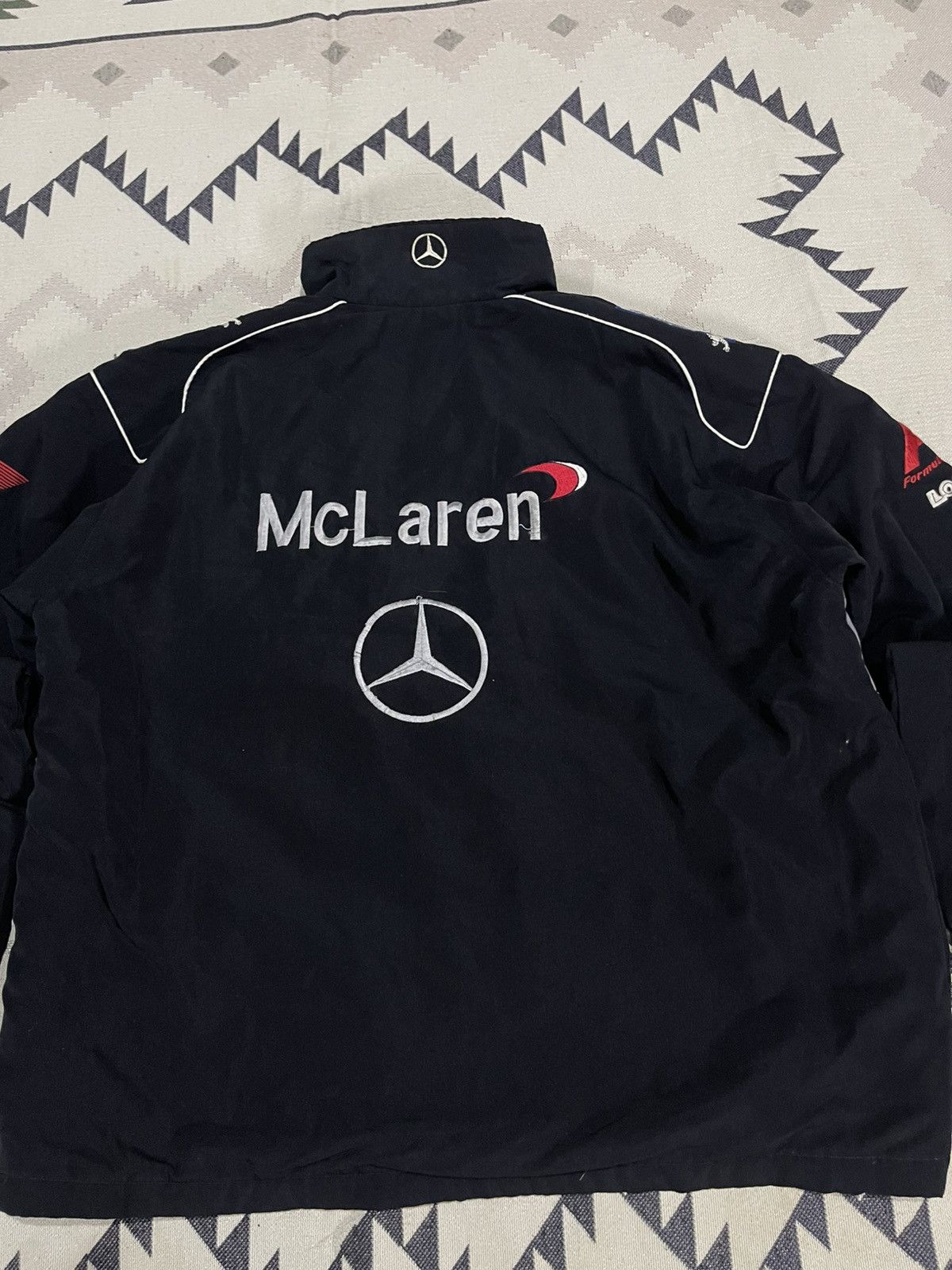 Mercedes-Benz 2000s MARCEDES - BENZ MCLAREN TEAM RACING JACKET DISTRESSED Size US XL / EU 56 / 4 - 20 Thumbnail