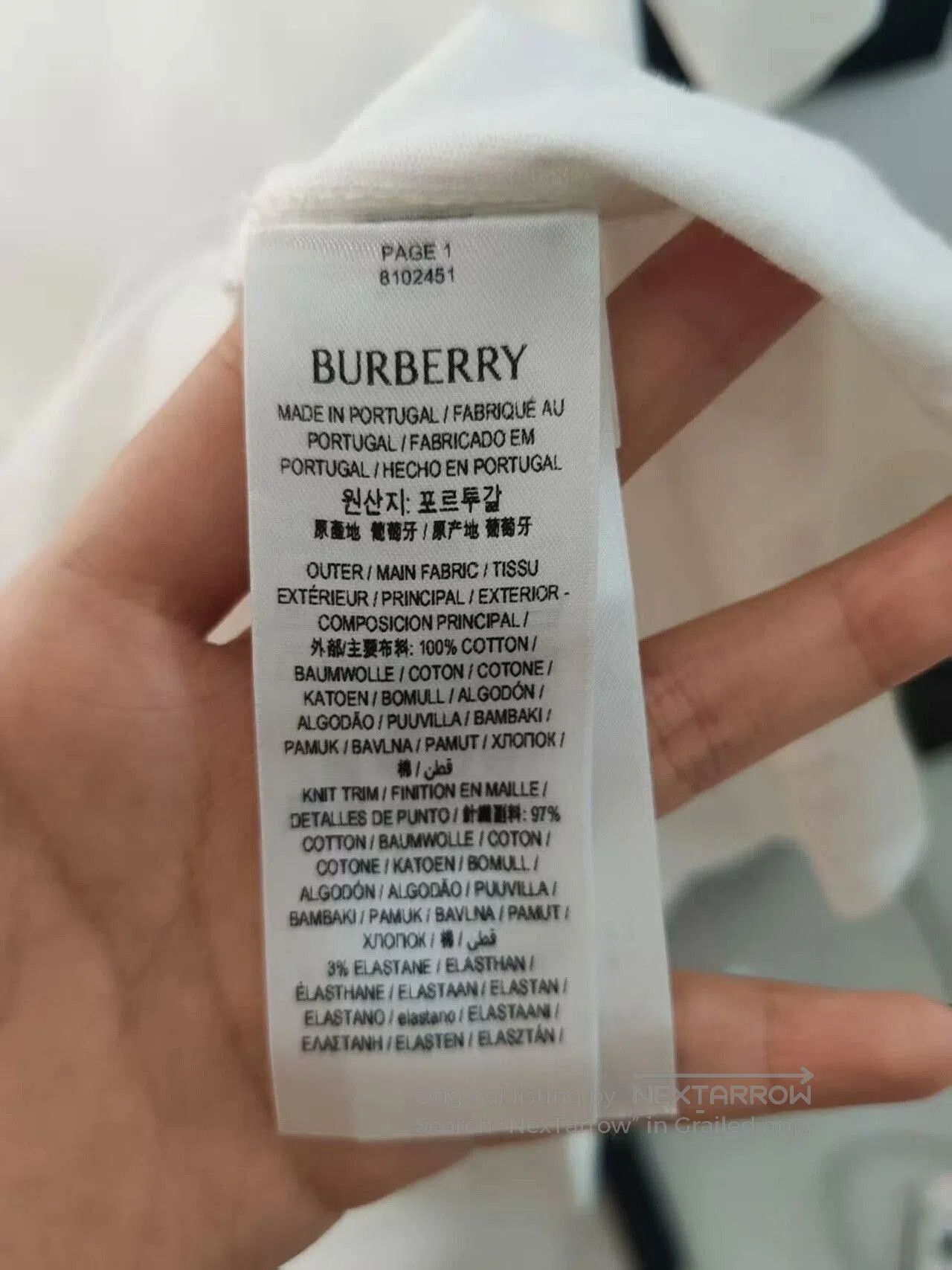 Burberry Burberry Short Sleeve Knight T. Size US M / EU 48-50 / 2 - 3 Thumbnail