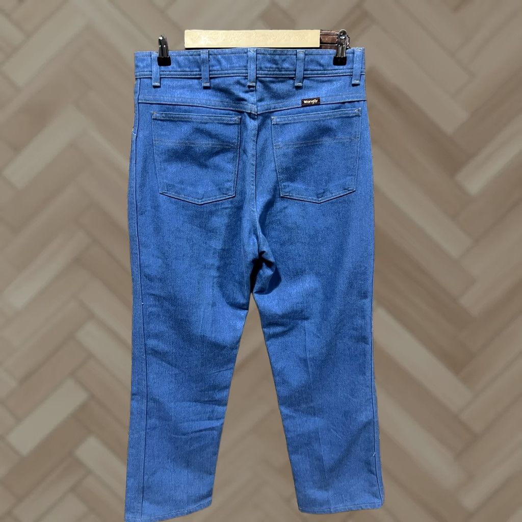 Wrangler VINTAGE Wrangler Jeans Regular Fit Flex Waist 34 x 30 Blue Rodeo 85498LB Men's Size US 34 / EU 50 - 1 Thumbnail