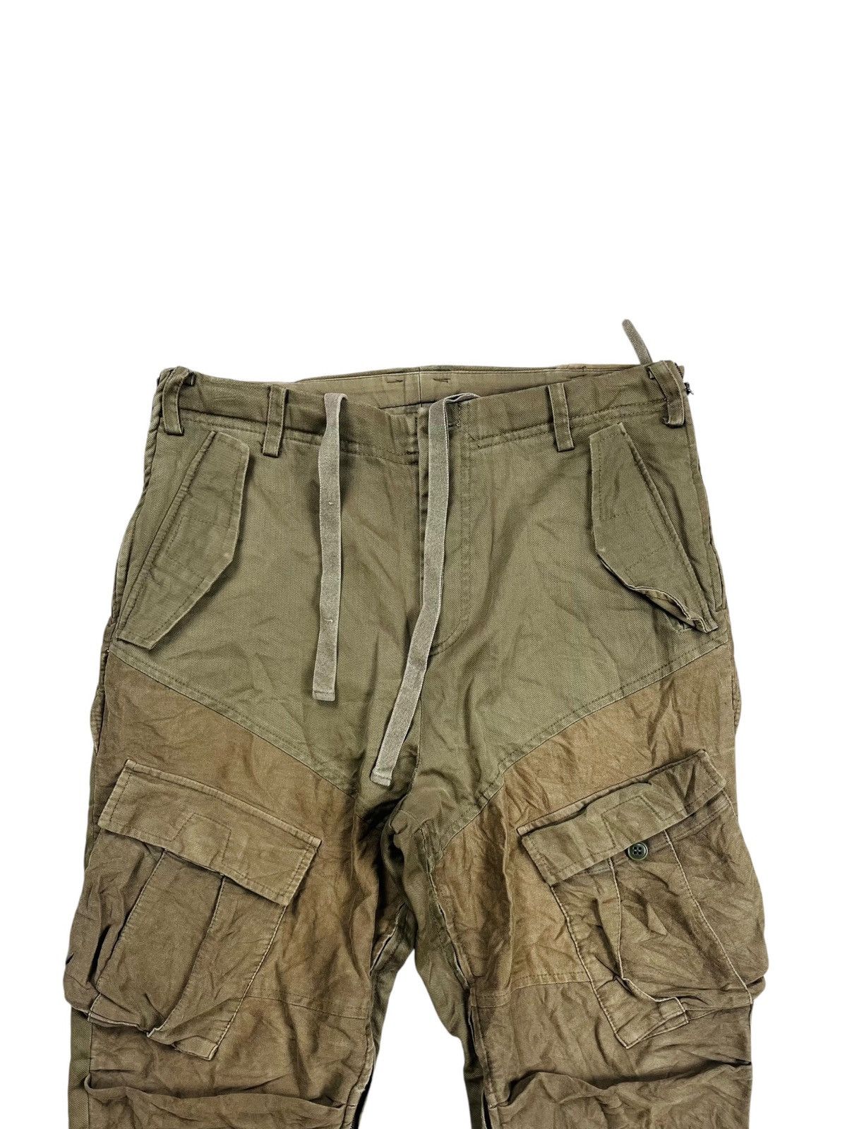 If Six Was Nine 2000s Yoshihiro Hamato - Apocalypse Style Cargo Pants Size US 29 - 5 Thumbnail