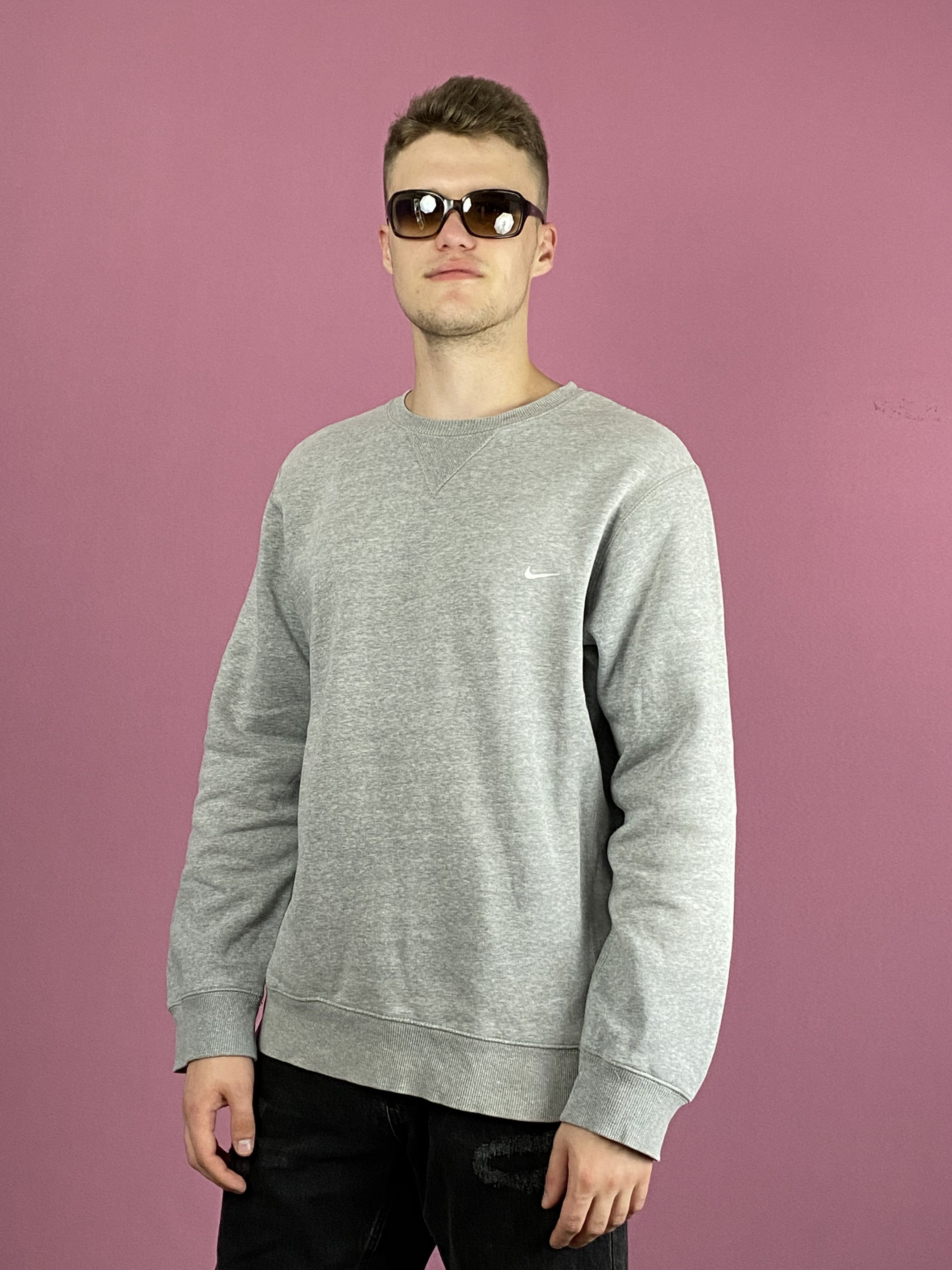 Nike × Vintage Nike Vintage Men's Sweatshirt - Size L Size US L / EU 52-54 / 3 - 2 Thumbnail