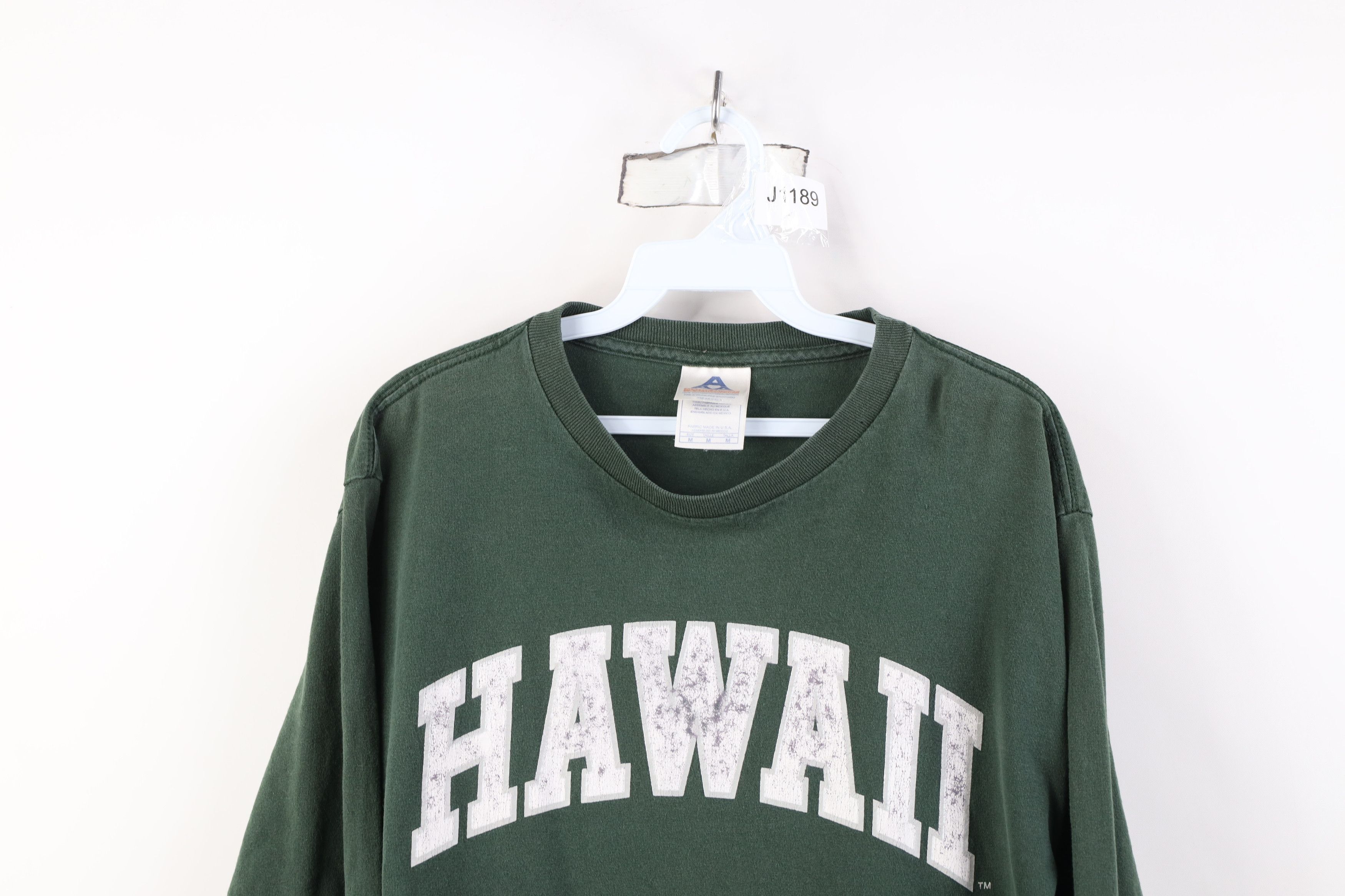 Vintage Vintage 90s Y2K University of Hawaii Long Sleeve T-Shirt Size US M / EU 48-50 / 2 - 2 Thumbnail