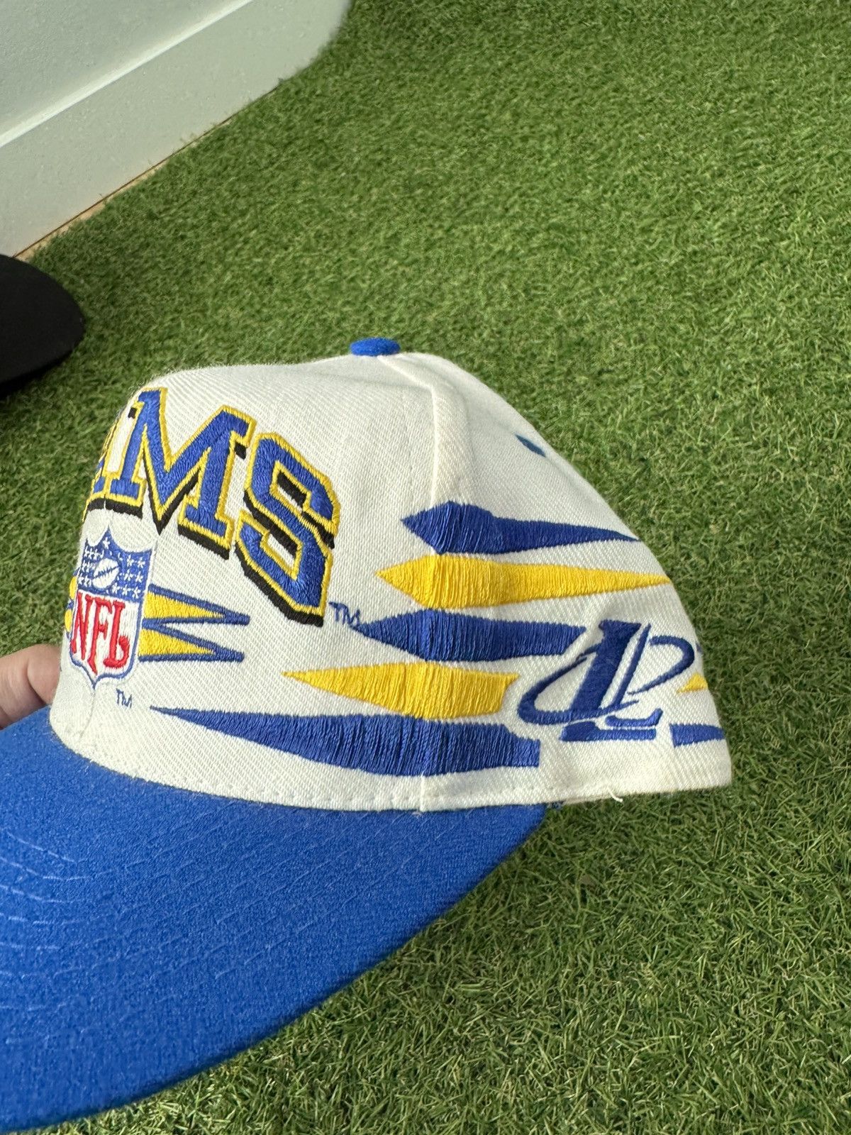Logo Athletic LA rams diamond cut snapback Size ONE SIZE - 2 Thumbnail