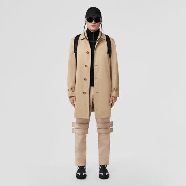Burberry o1B3y1r0526 Lightweight Cotton Overcoat in Beige Size US M / EU 48-50 / 2 - 2 Thumbnail
