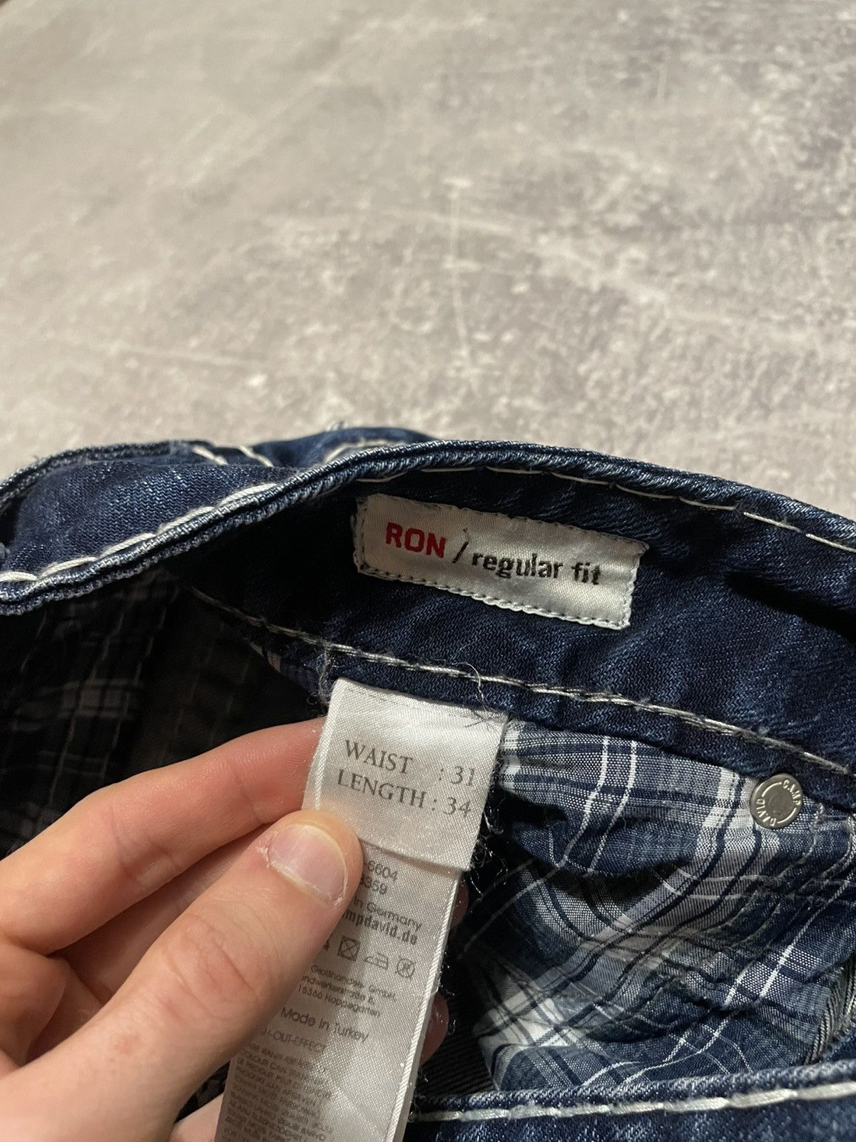 Camp David Vintage Camp David Regular Fit True Religion Style Jeans Y2K Size US 31 - 10 Thumbnail
