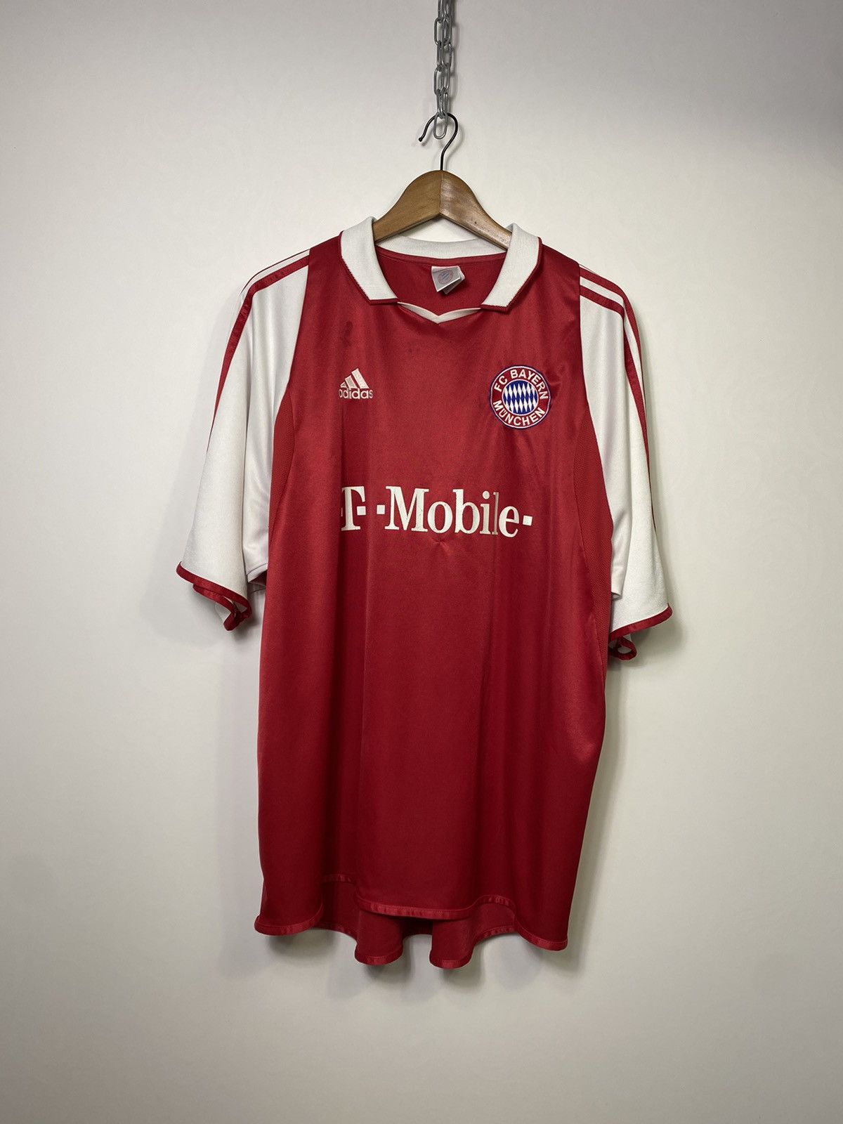 Adidas × Vintage Vintage Bayern Munich 2003/04 Football Jersey T-shirt Size US XXL / EU 58 / 5 - 1 Thumbnail