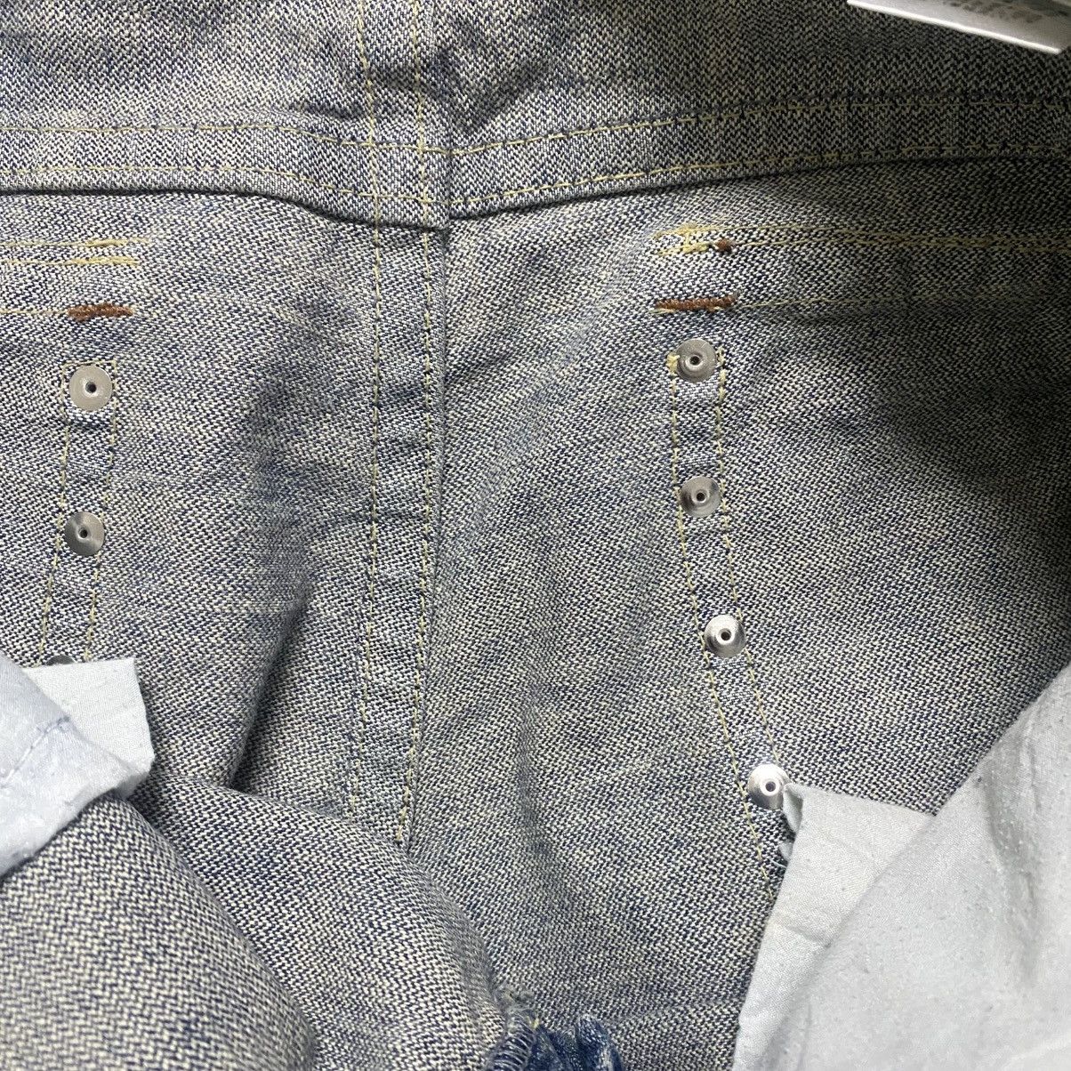 Japanese Brand OZZ FIRST PINBALL Denim Flare Jeans Studded Size US 34 / EU 50 - 22 Thumbnail