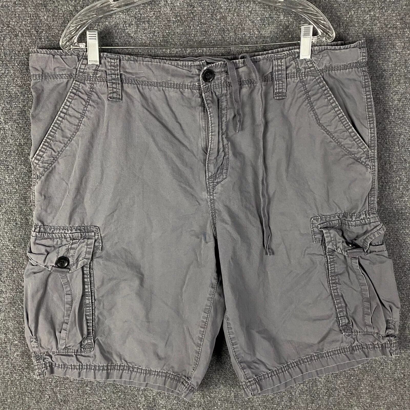 Union LA Union Cargo Shorts Men's 40 Regular Fit Gray 100% Cotton Size US 40 / EU 56 - 1 Thumbnail