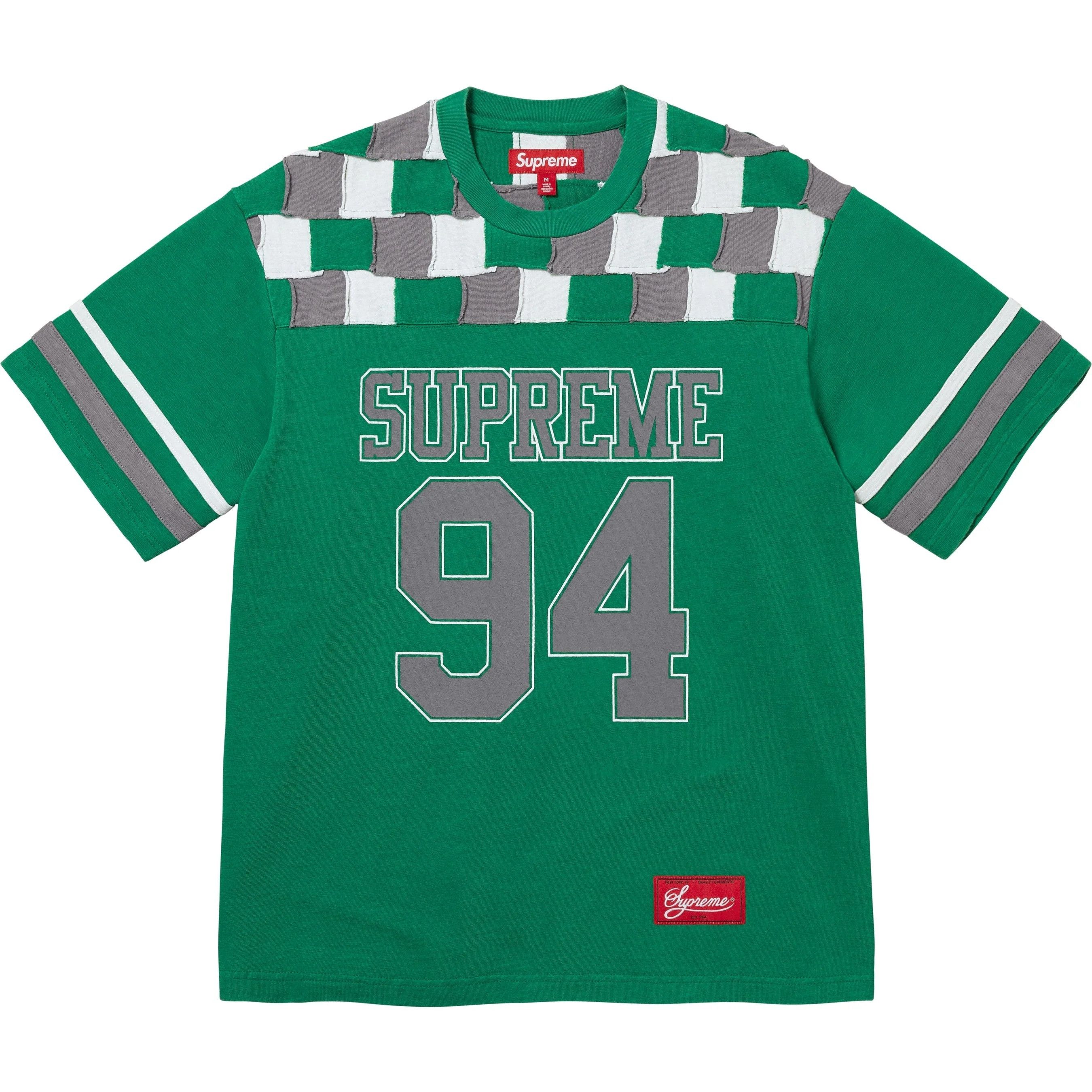 Supreme Supreme Glitter Arc Football Top | Grailed