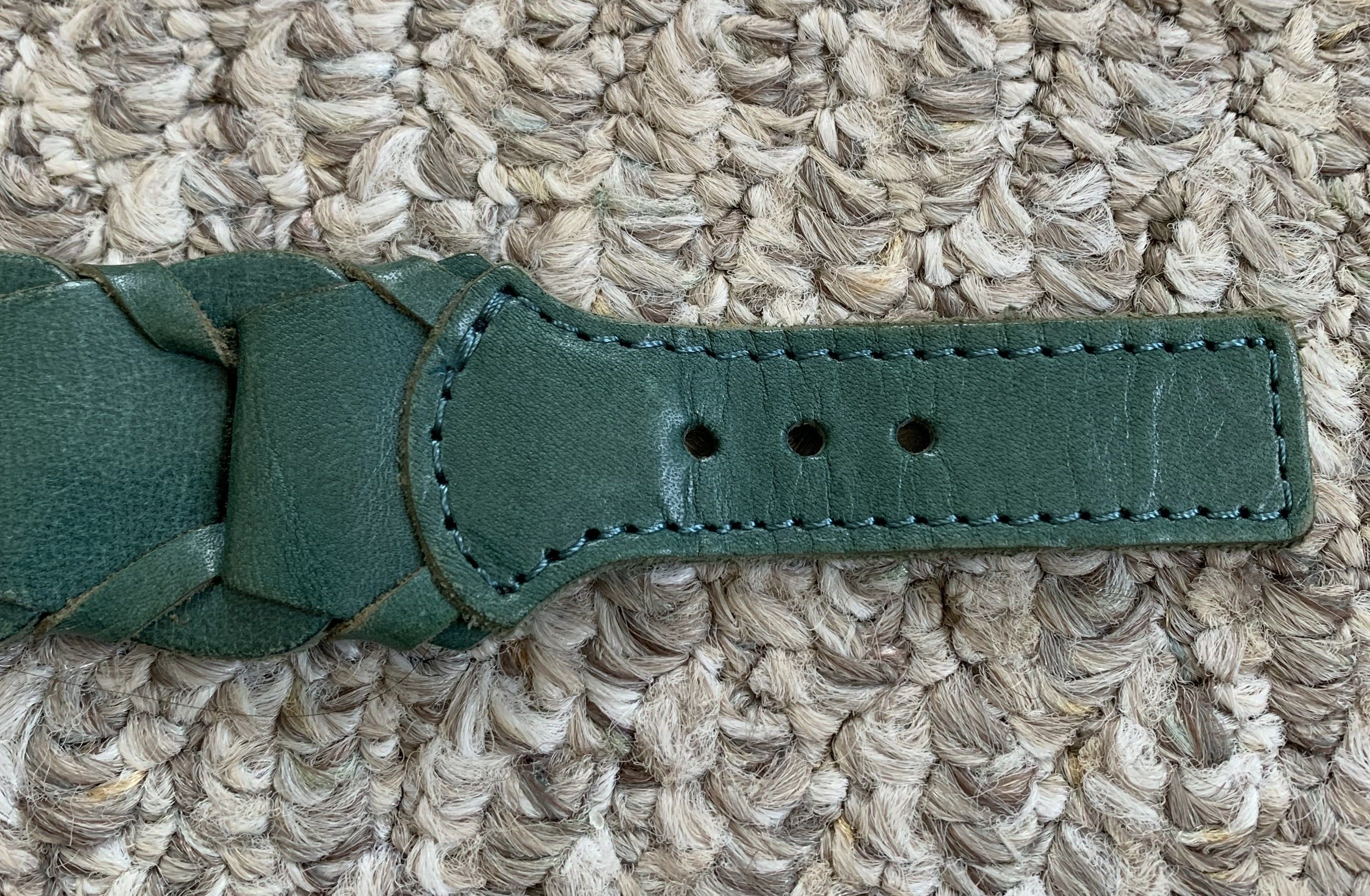 Undercover Undercover Braided Green Leather Bracelet Size ONE SIZE - 4 Thumbnail