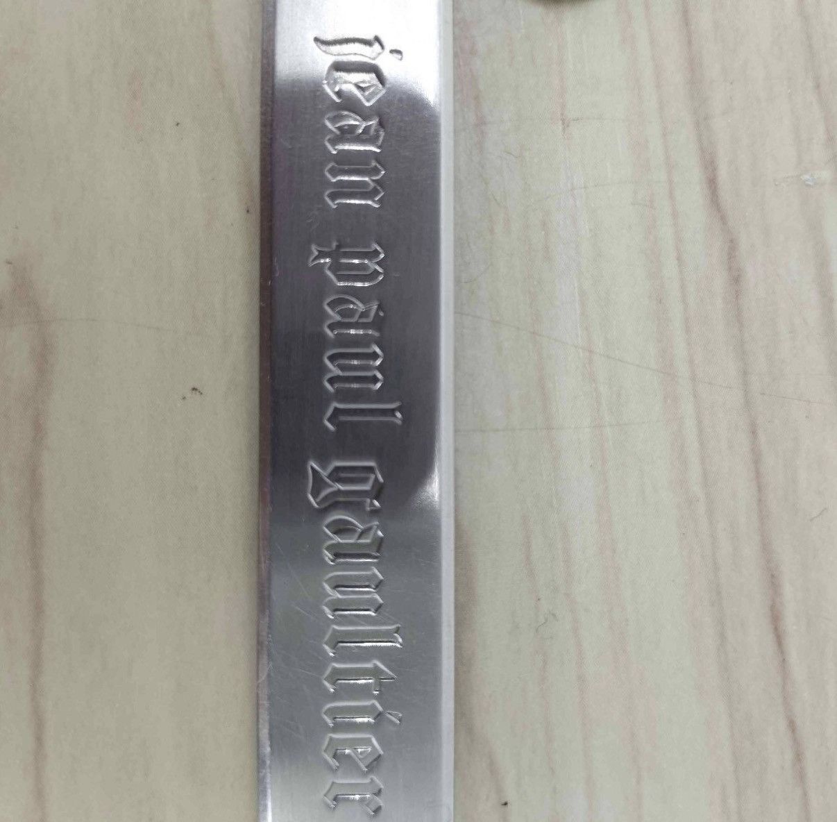 Jean Paul Gaultier Jean Paul Gaultier Metal Plate Key Ring Chain Size ONE SIZE - 2 Thumbnail