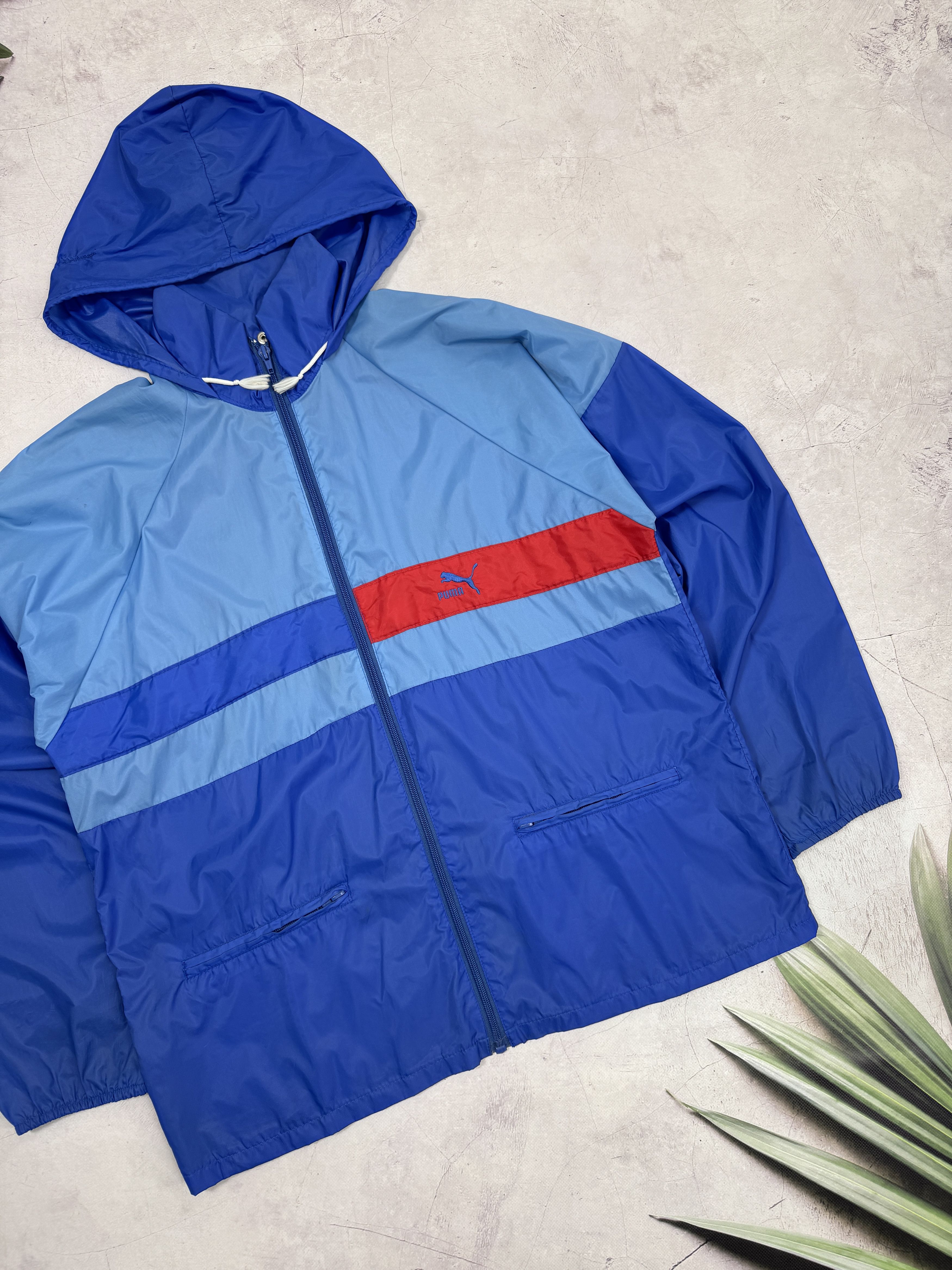 Puma × Vintage Vintage 80s Puma Windbreaker Jacket Size US M / EU 48-50 / 2 - 3 Thumbnail