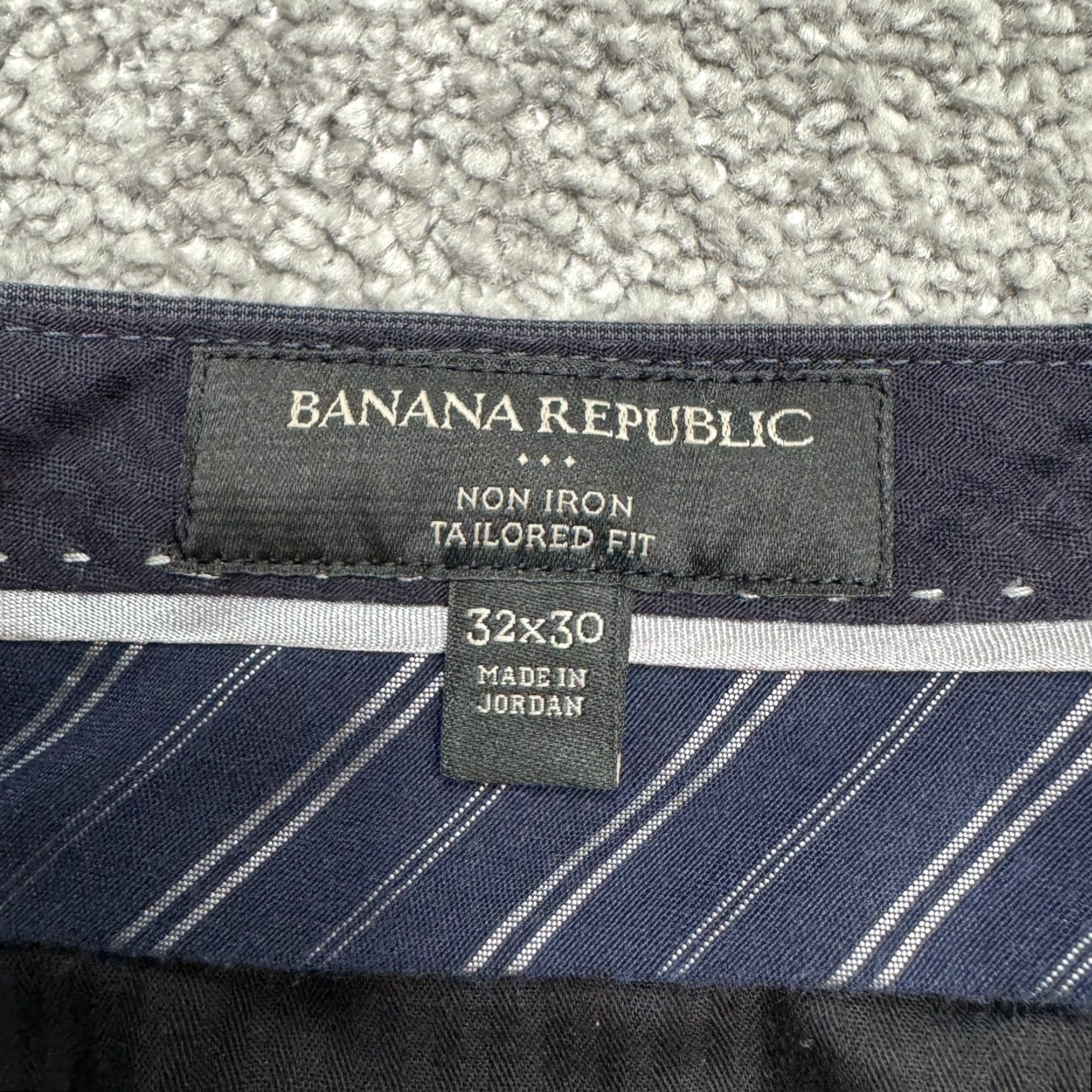 Banana Republic Banana Republic Dress Pants Mens 32x30 Navy Blue Cotton Size US 32 / EU 48 - 7 Thumbnail