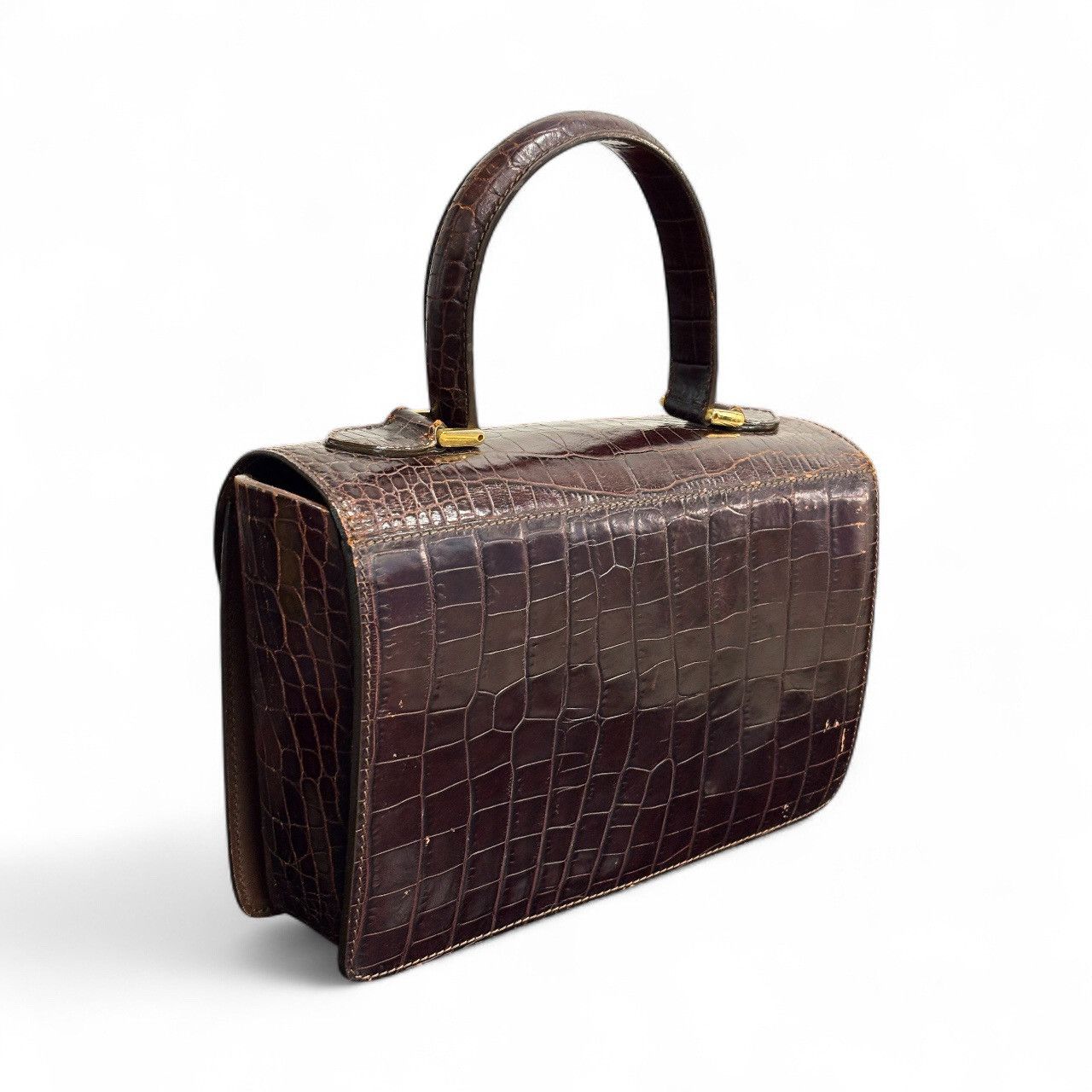 Other Lancer Paris crocodile vintage top-handle bag Size ONE SIZE - 2 Thumbnail