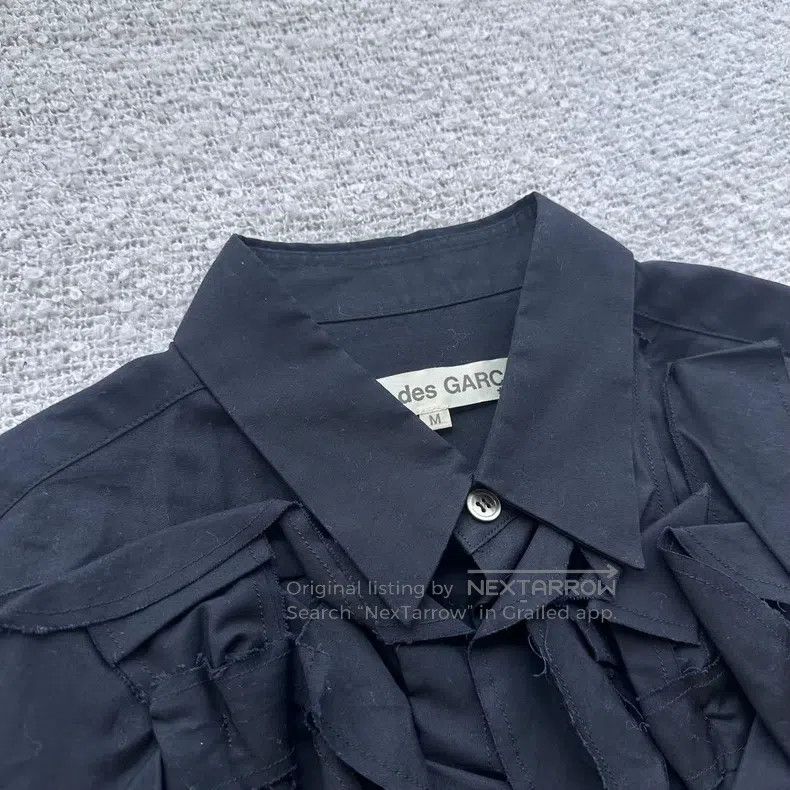 Comme des Garcons Comme des Garcons Cotton Lace-Trim Shirt Size M / US 6-8 / IT 42-44 - 4 Thumbnail