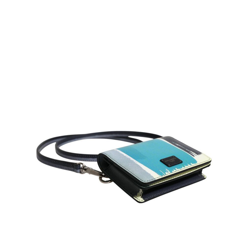 Dolce & Gabbana Dolce & Gabbana Multicolor Leather DG Logo Bifold Card Holde Size ONE SIZE - 6 Thumbnail