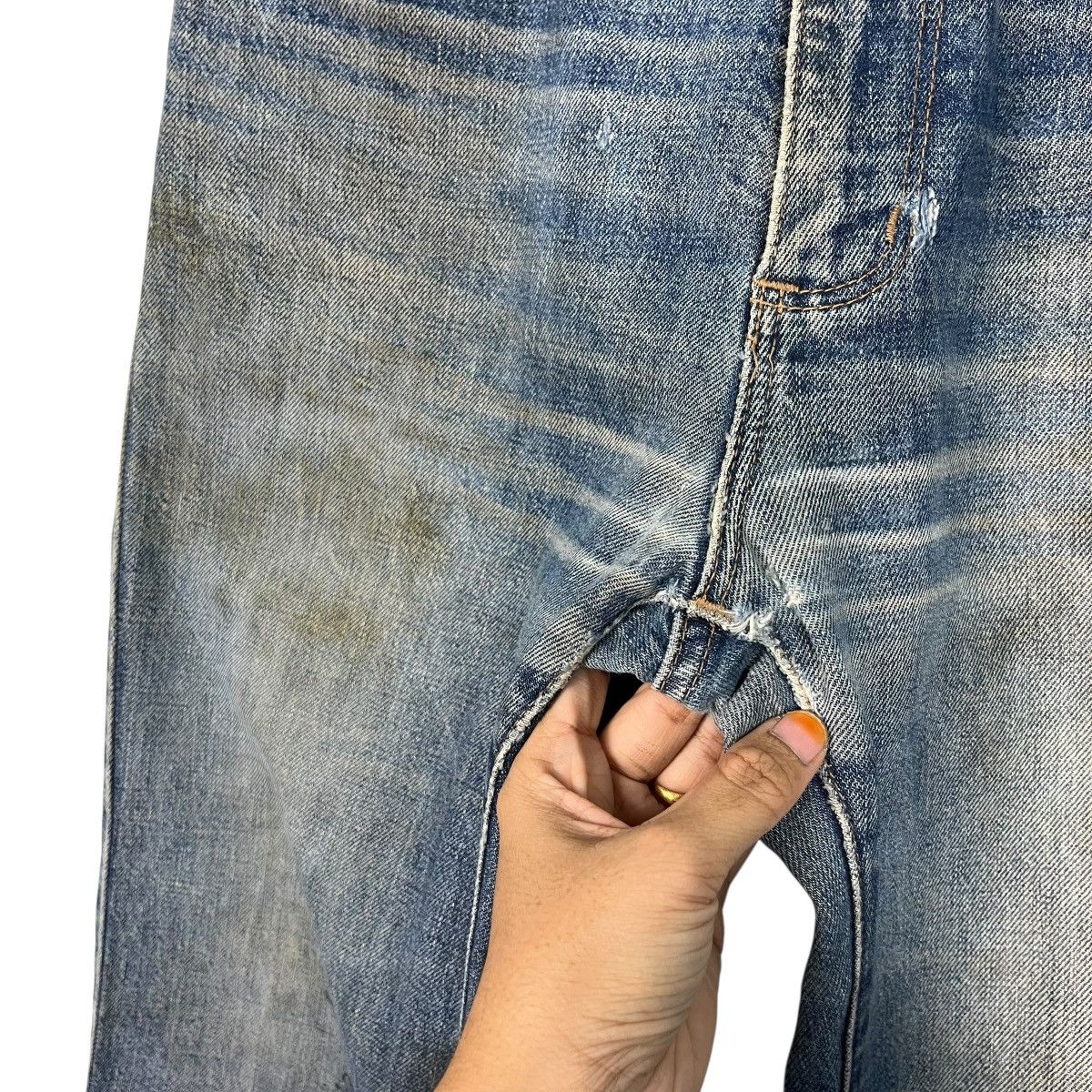 Wrangler Vintage Wrangler Distressed Flare Denim Jeans Size US 32 / EU 48 - 15 Thumbnail