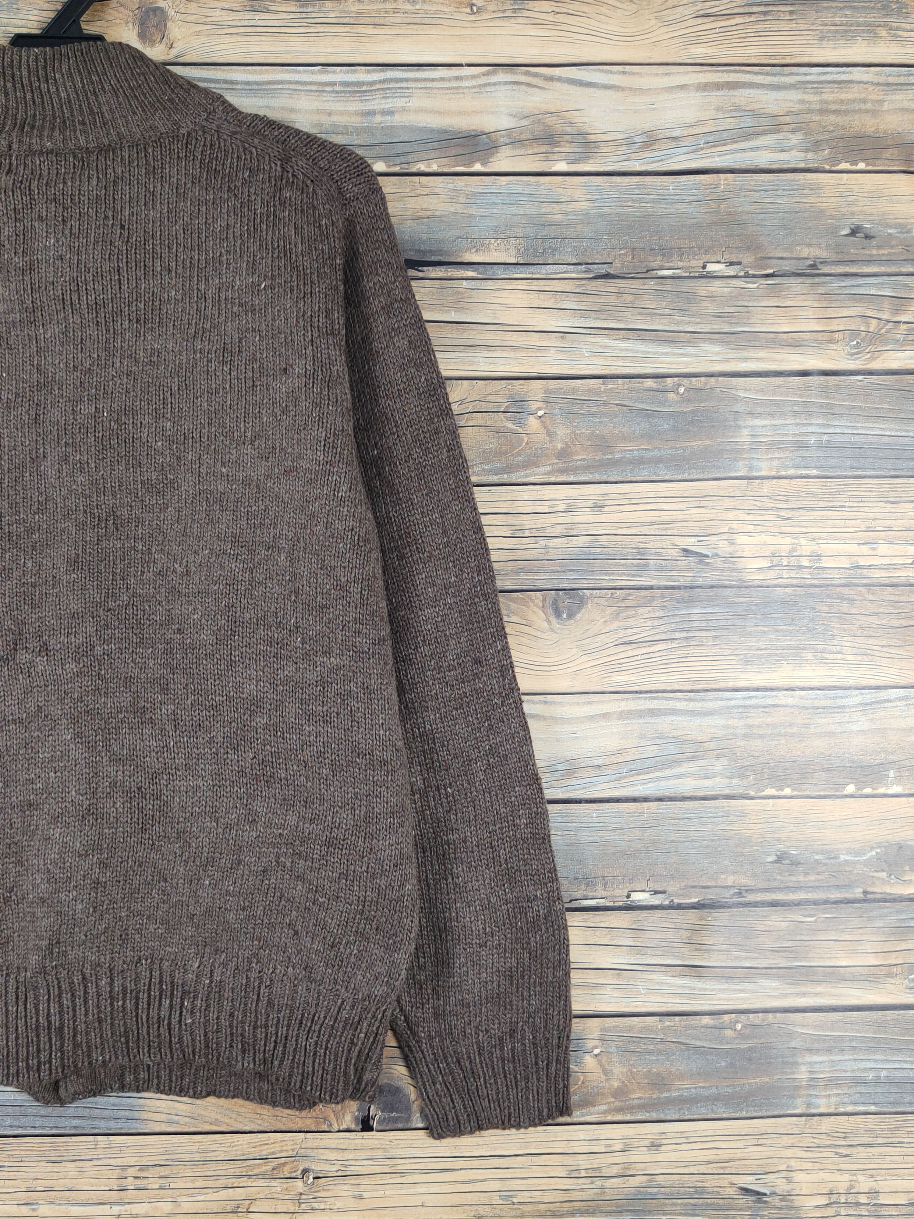 Beams Plus Beams Dark Brown multipocket knitwear Cardigan #W1560 Size US M / EU 48-50 / 2 - 10 Thumbnail