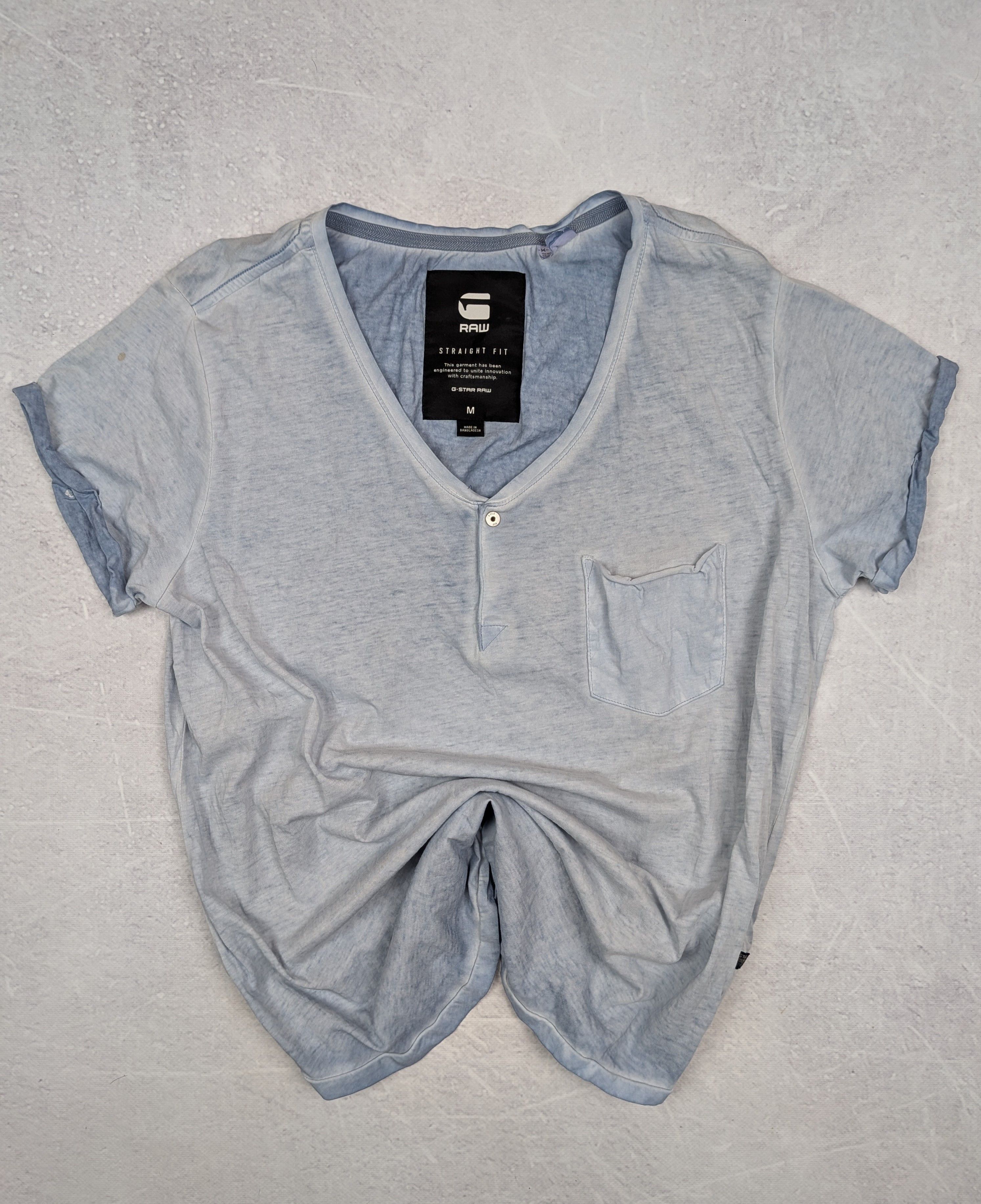 G-Star G-Star Raw T-shirt Organic Cotton Distressed Look Size M Size US M / EU 48-50 / 2 - 1 Thumbnail